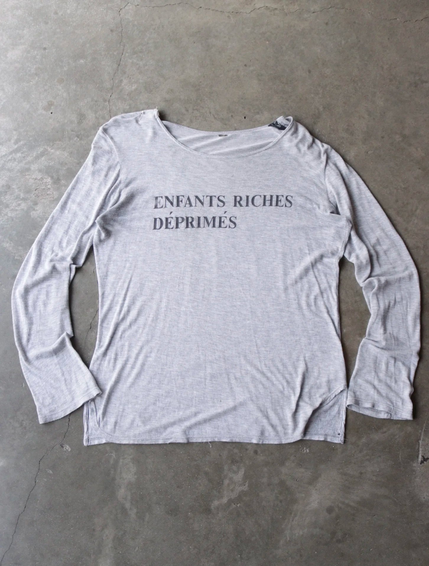 ENFANTS RICHES DEPRIMES LOGO SHEER TEE