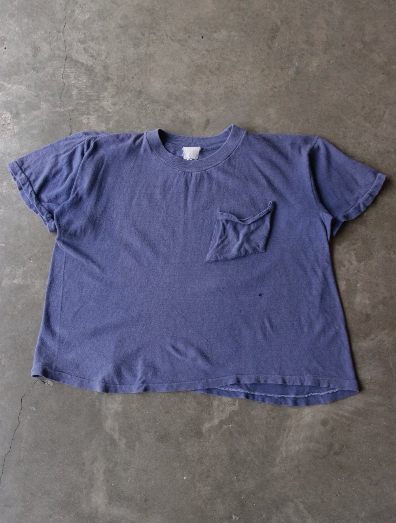 1960S BLANK POCKET TEE