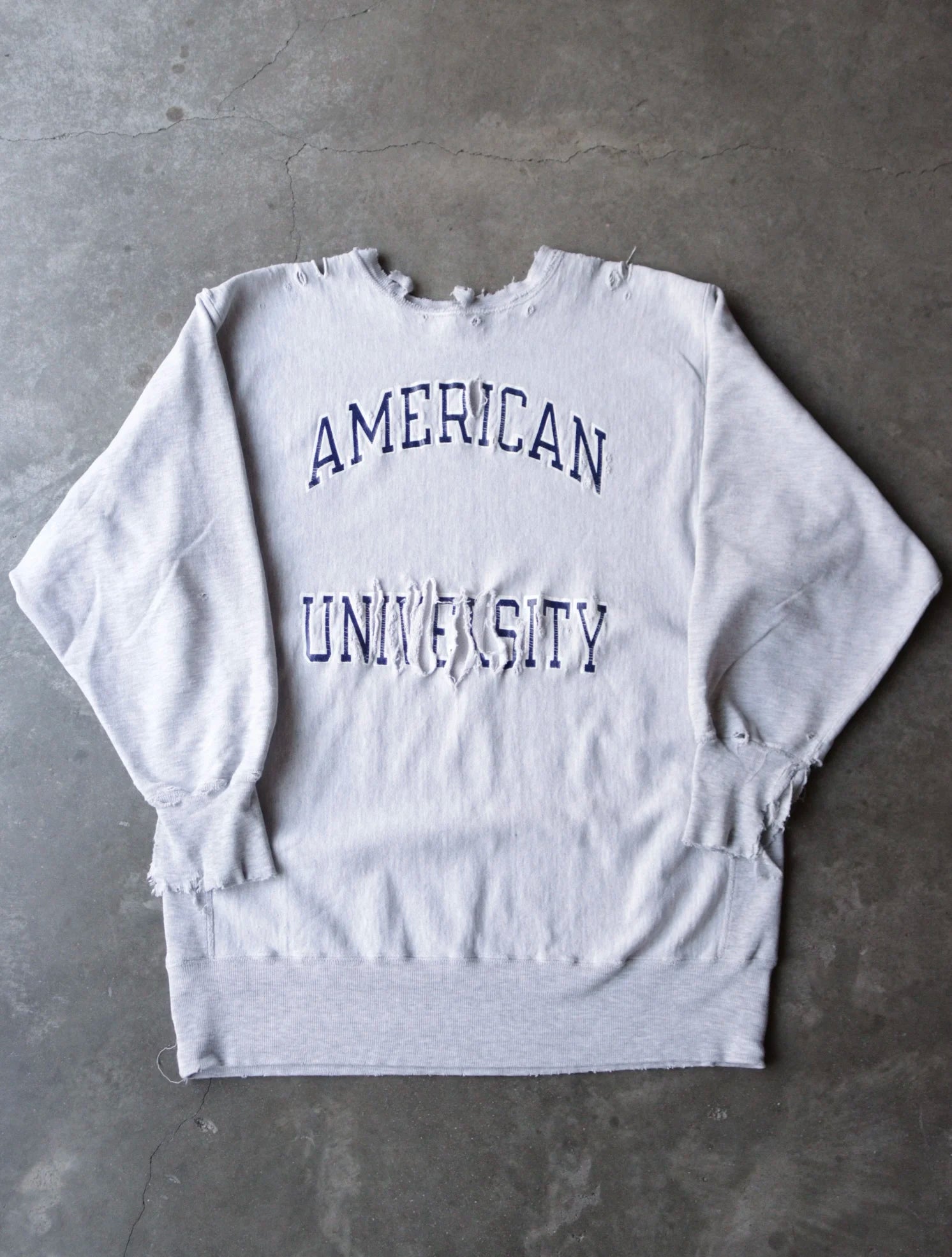 1980S AMERICAN UNI THRASHED TEE