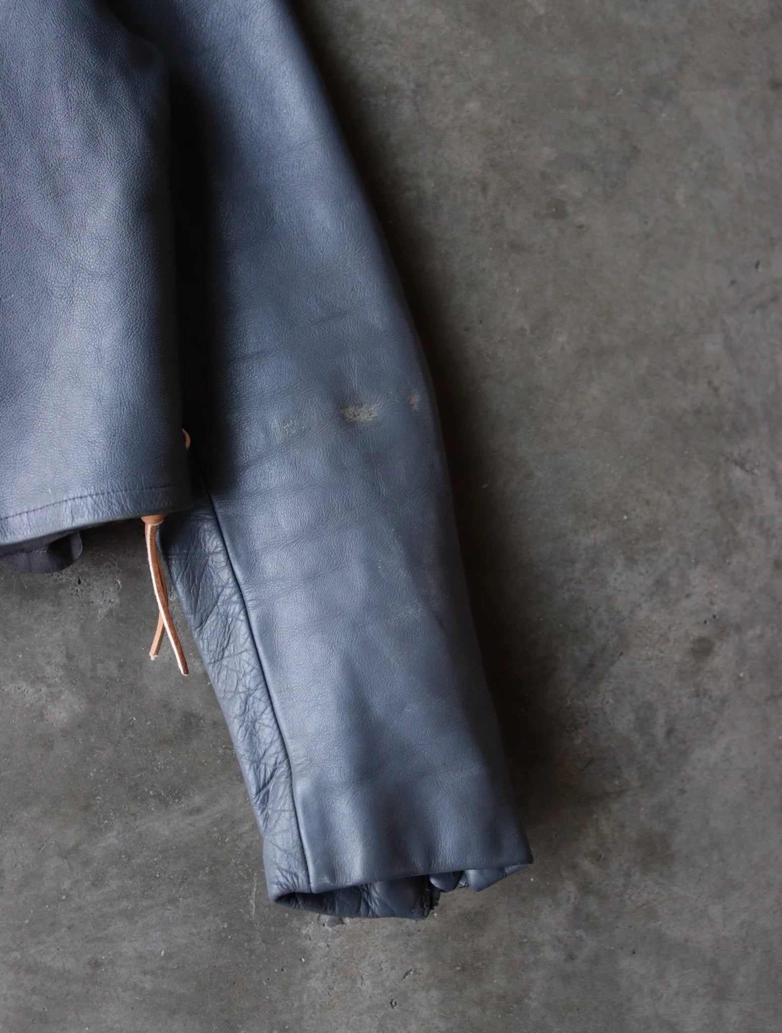 1980S GERMAN U BOAT LEATHER JACKET