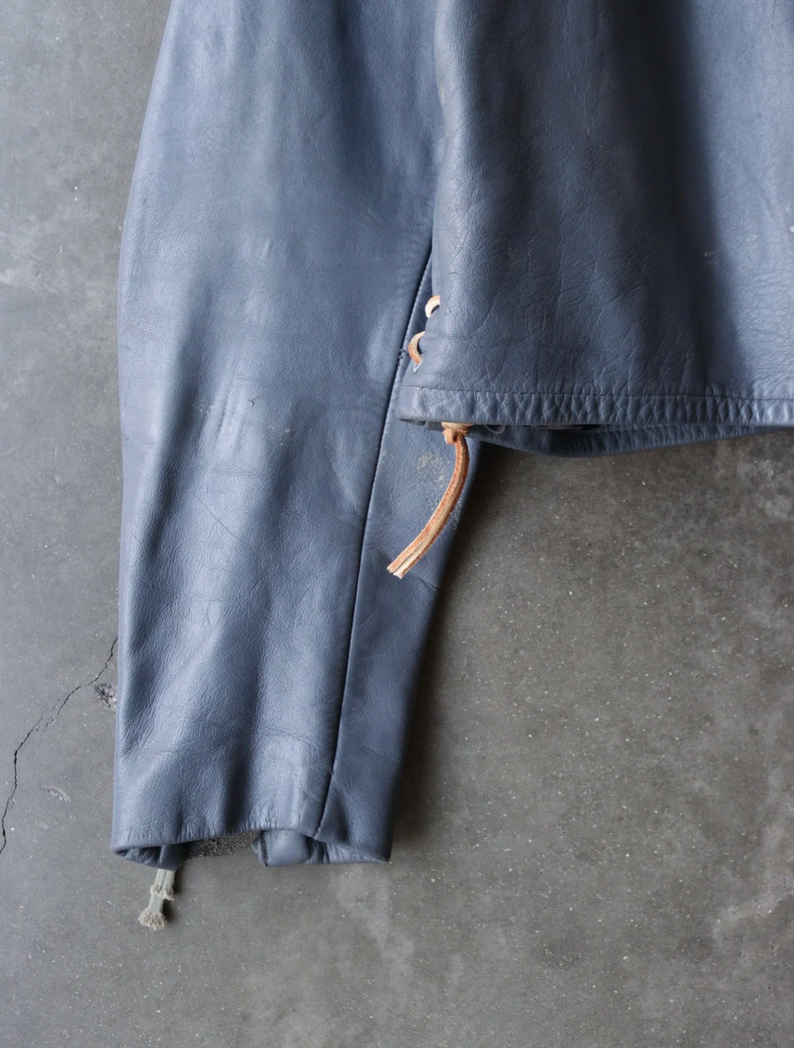 1980S GERMAN U BOAT LEATHER JACKET