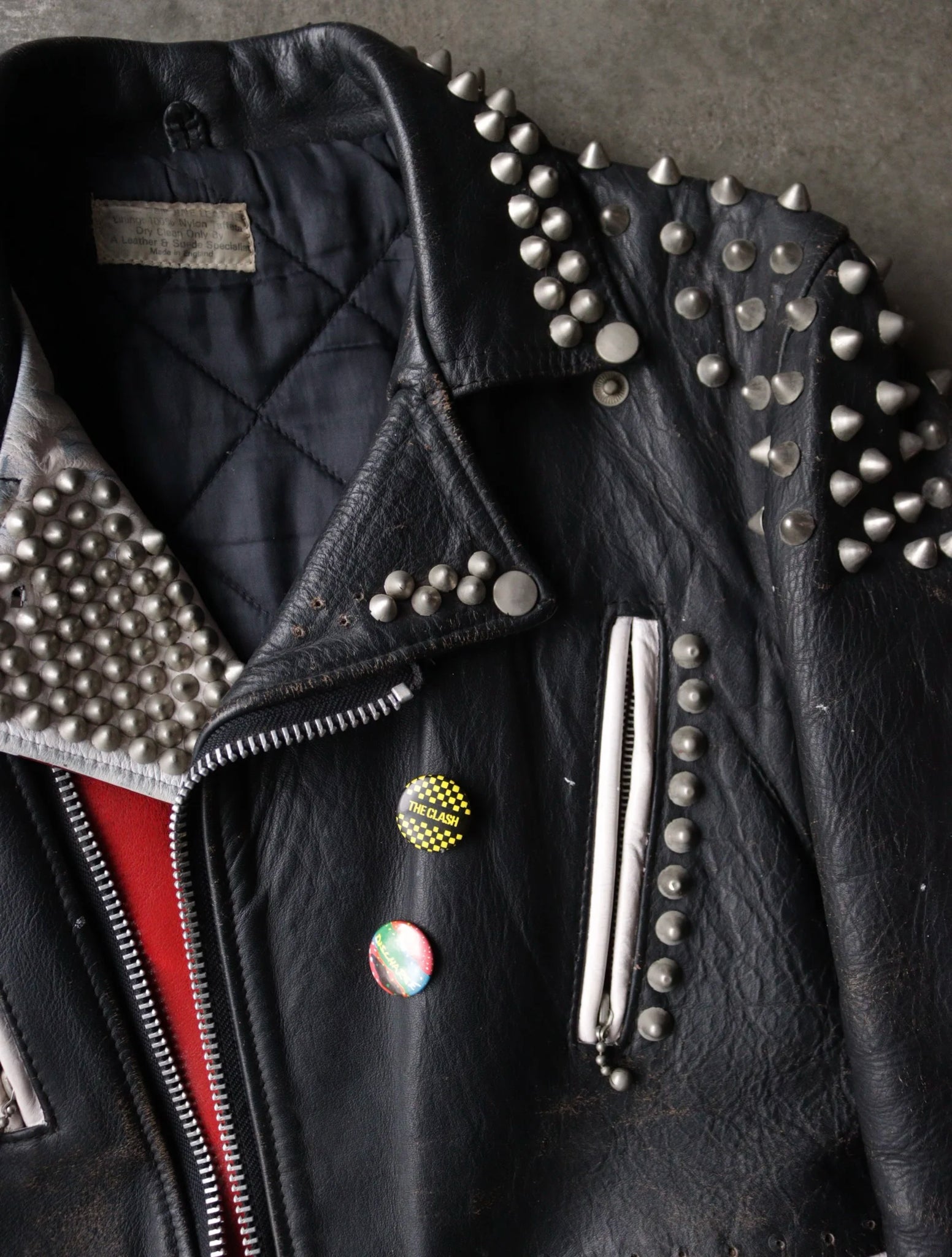 1970S PUNK STUDDED BIKER JACKET – TWO FOLD