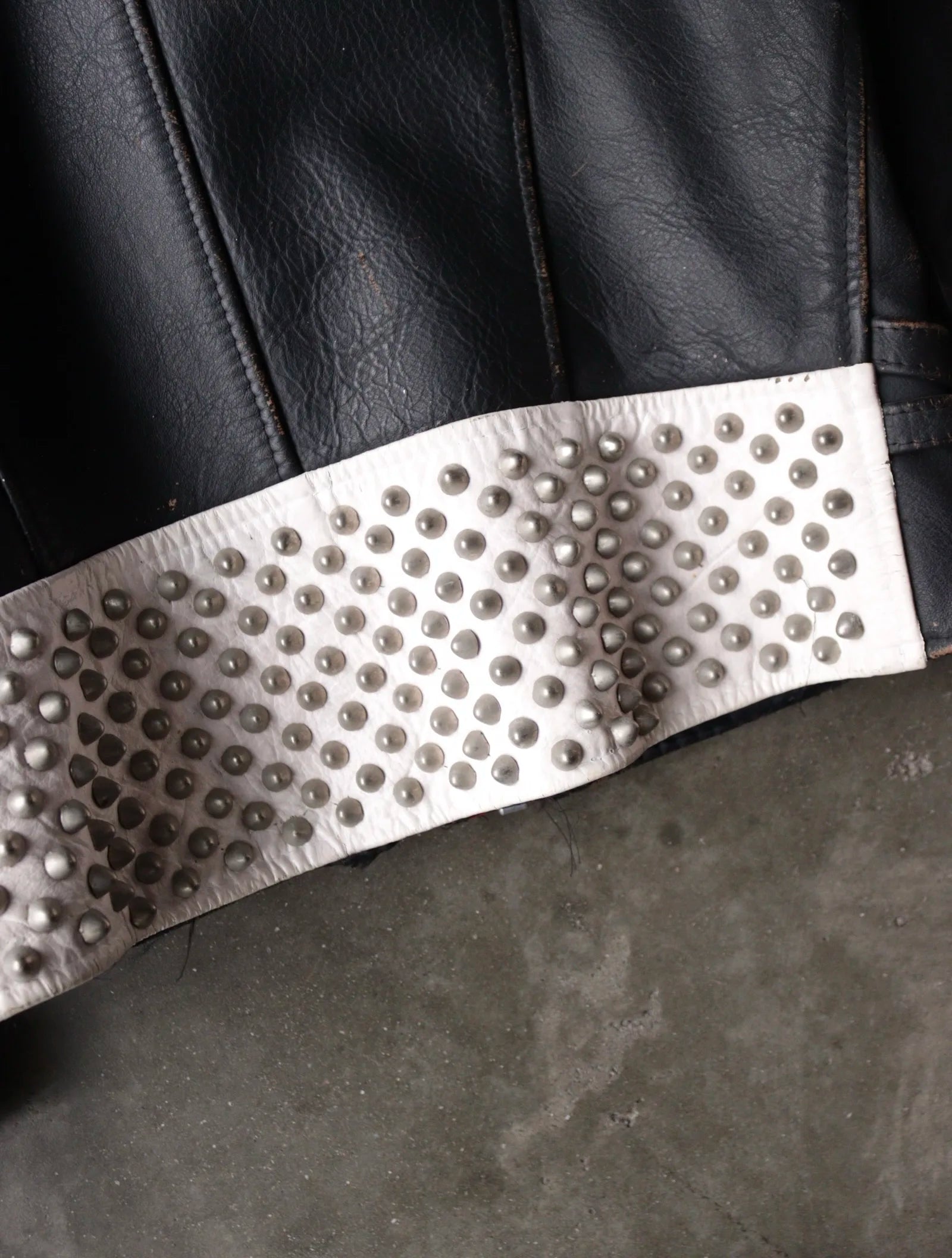 1970S PUNK STUDDED BIKER JACKET – TWO FOLD