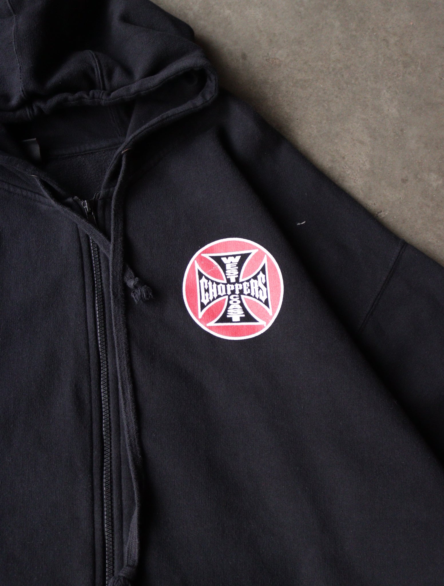 2000S WEST COAST CHOPPERS ZIP UP HOODED SWEATSHIRT – TWO FOLD