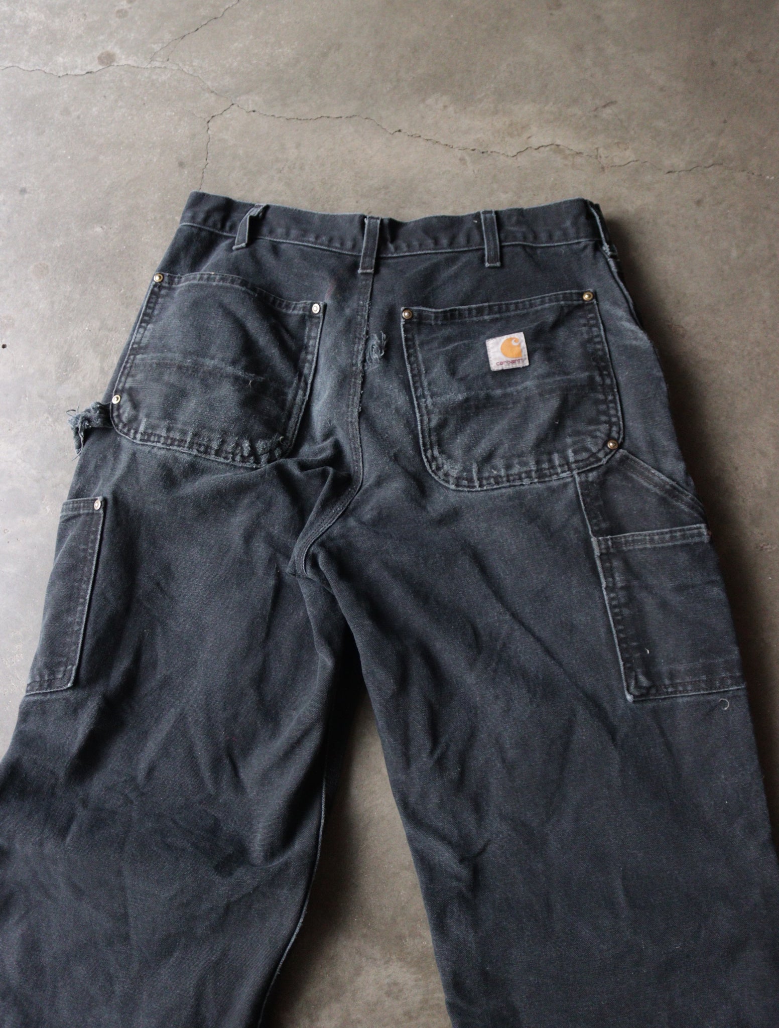 2000S CARHARTT FADED DOUBLE KNEE WORK PANTS – TWO FOLD