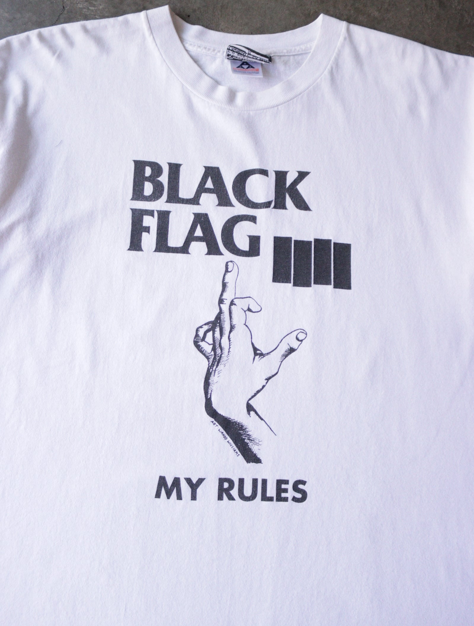 1990S BLACK FLAG MY RULES BAND TEE – TWO FOLD