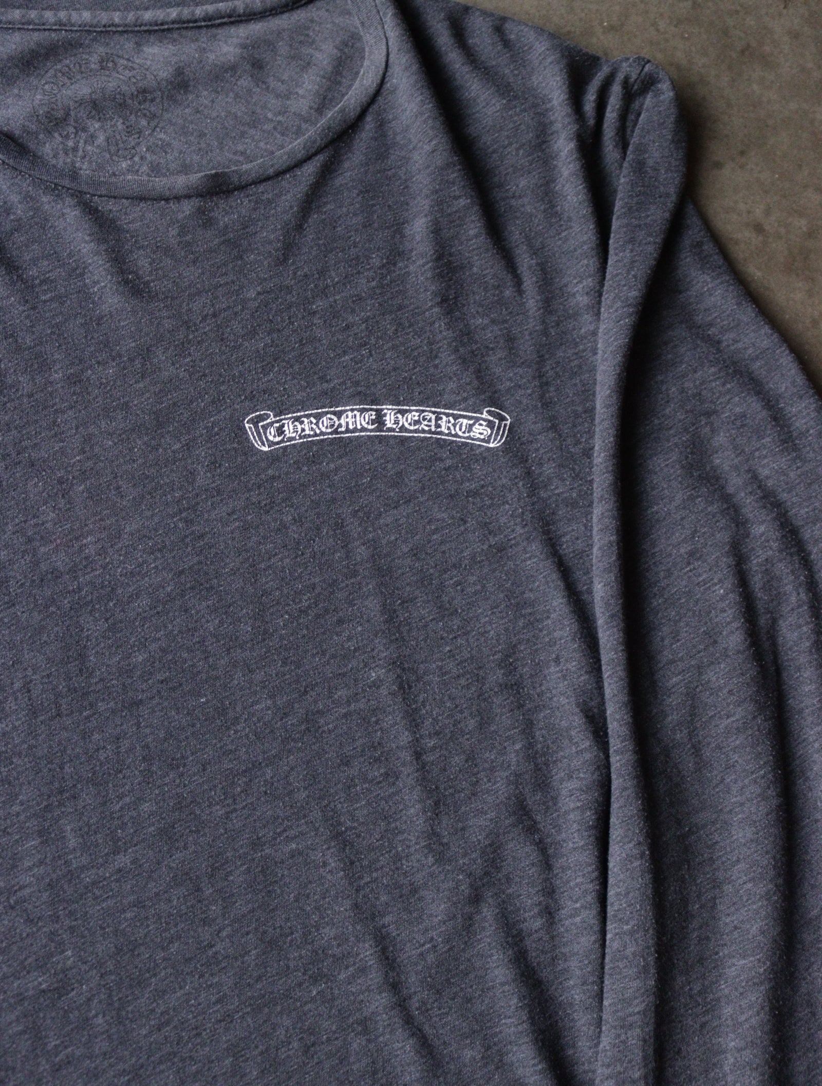 2000S CHROME HEARTS GREY L/S TEE – TWO FOLD