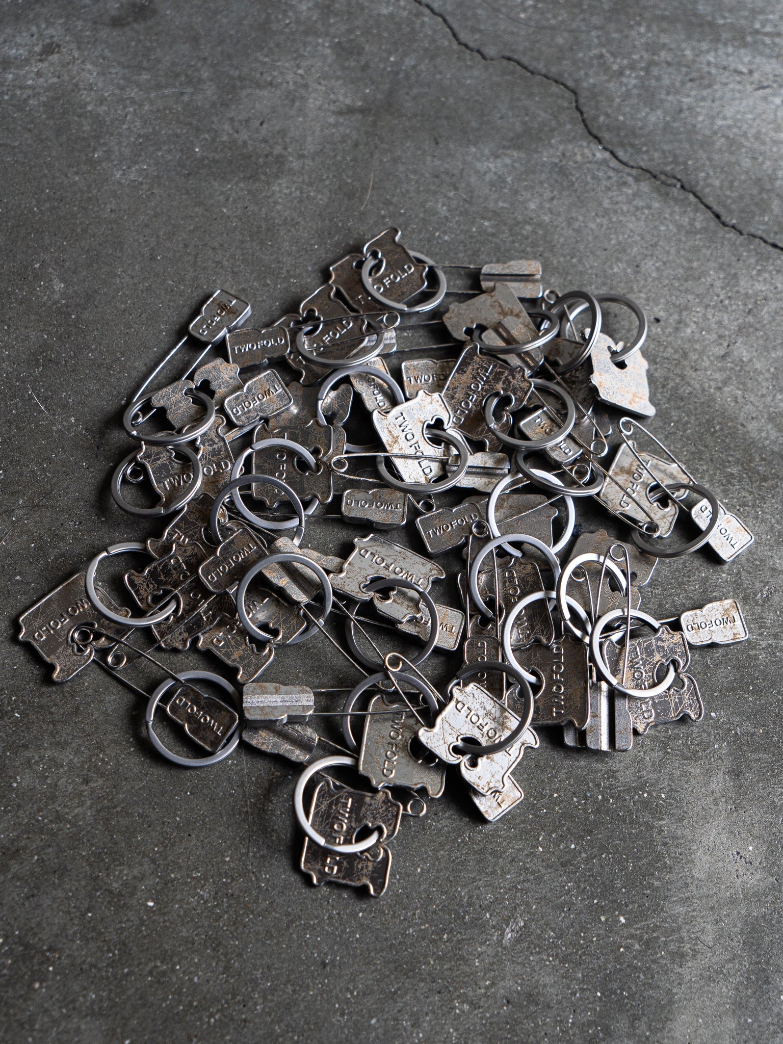 TWO FOLD METAL CHARMS