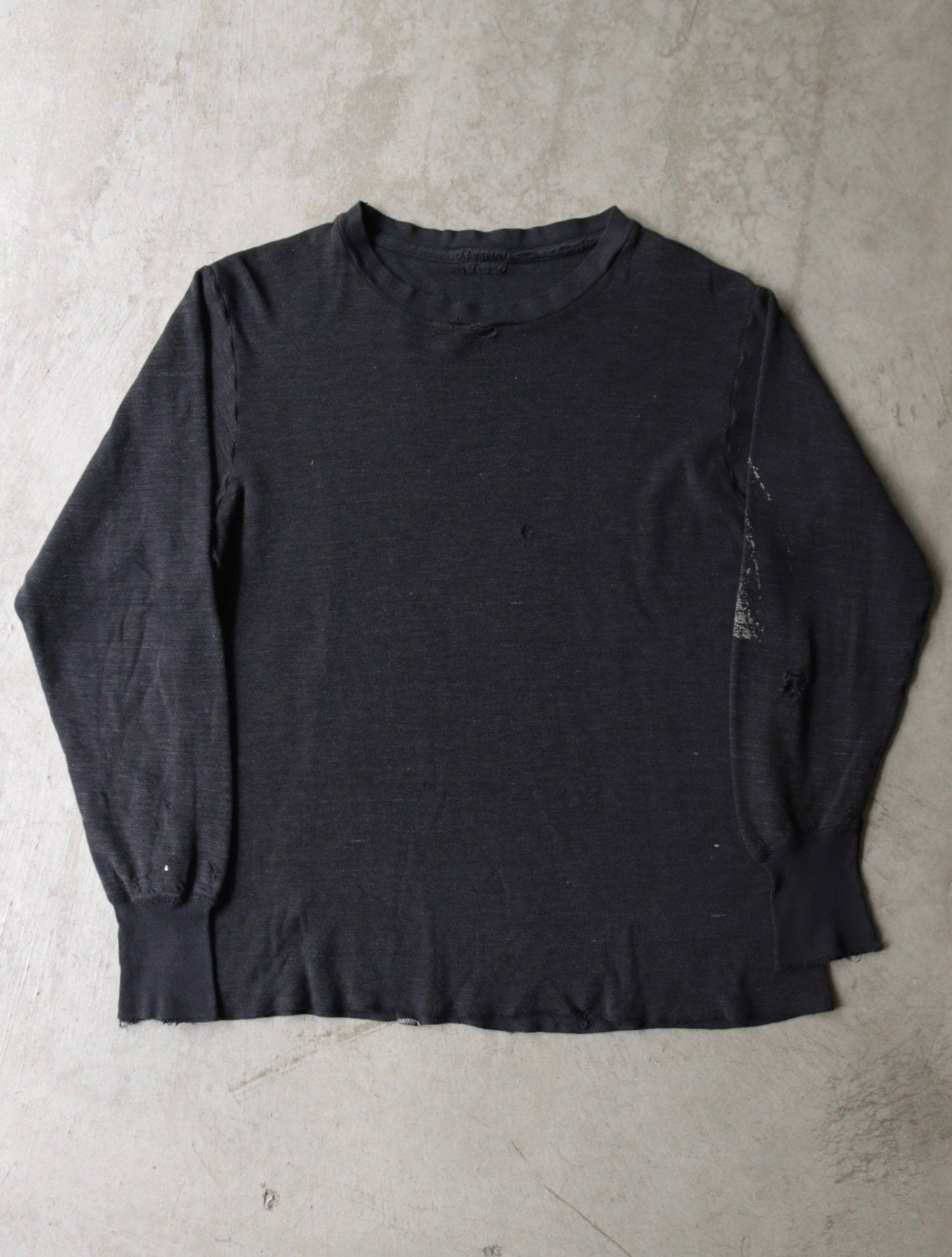 1980S DUOFOLD CROP DISTRESSED THERMAL SHIRT