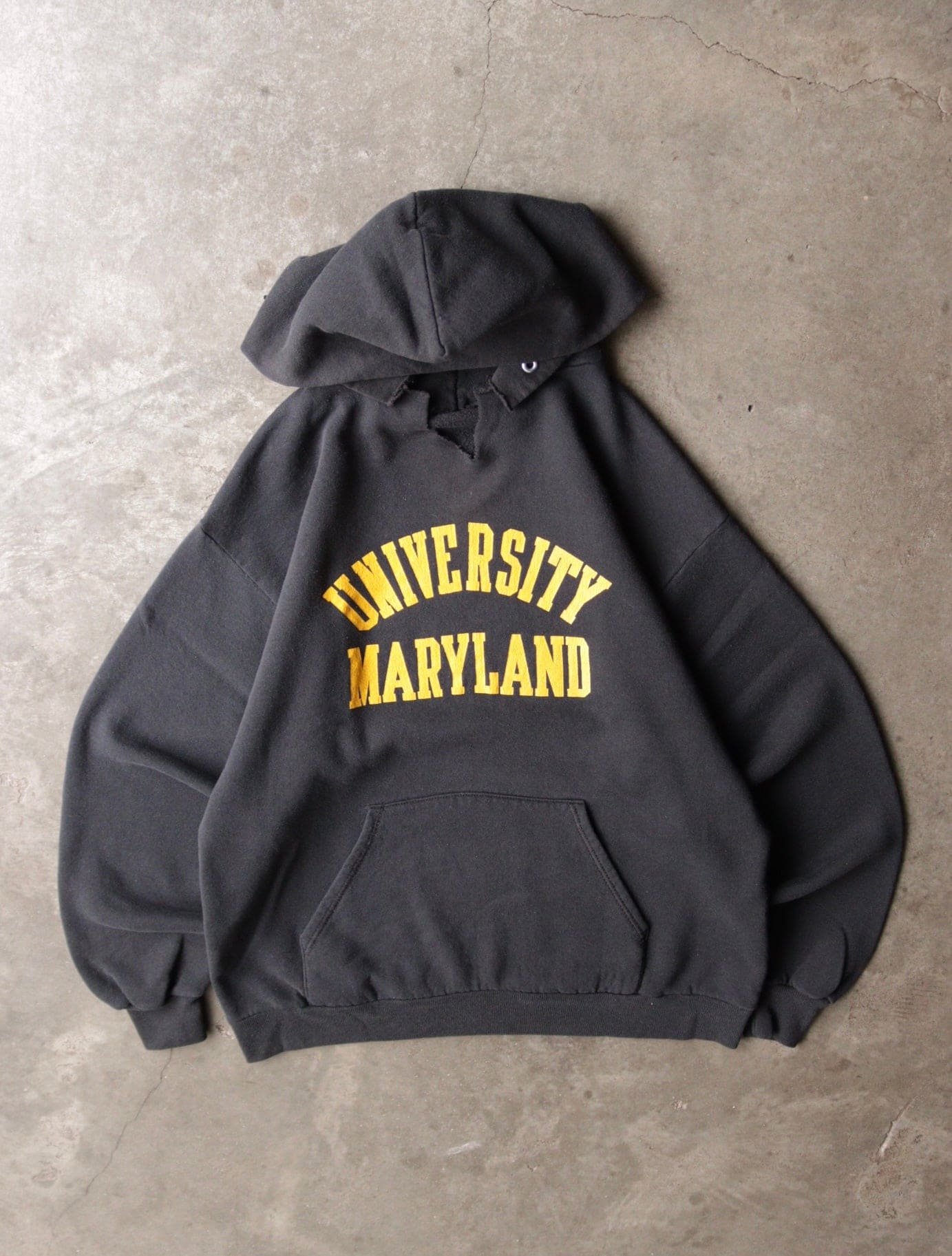 1990S UNIVERSITY MARYLAND HOODED SWEATSHIRT