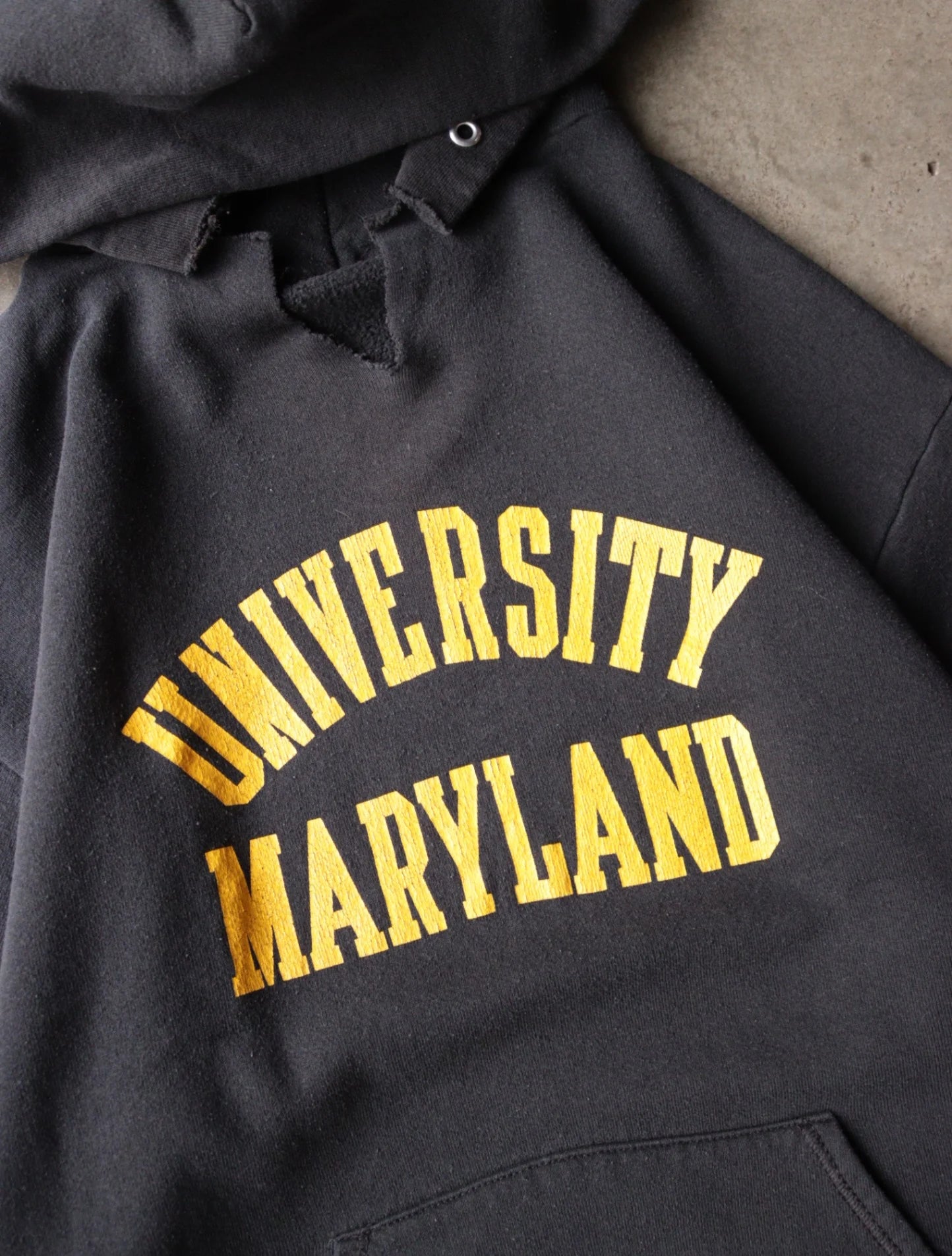 1990S UNIVERSITY MARYLAND HOODED SWEATSHIRT