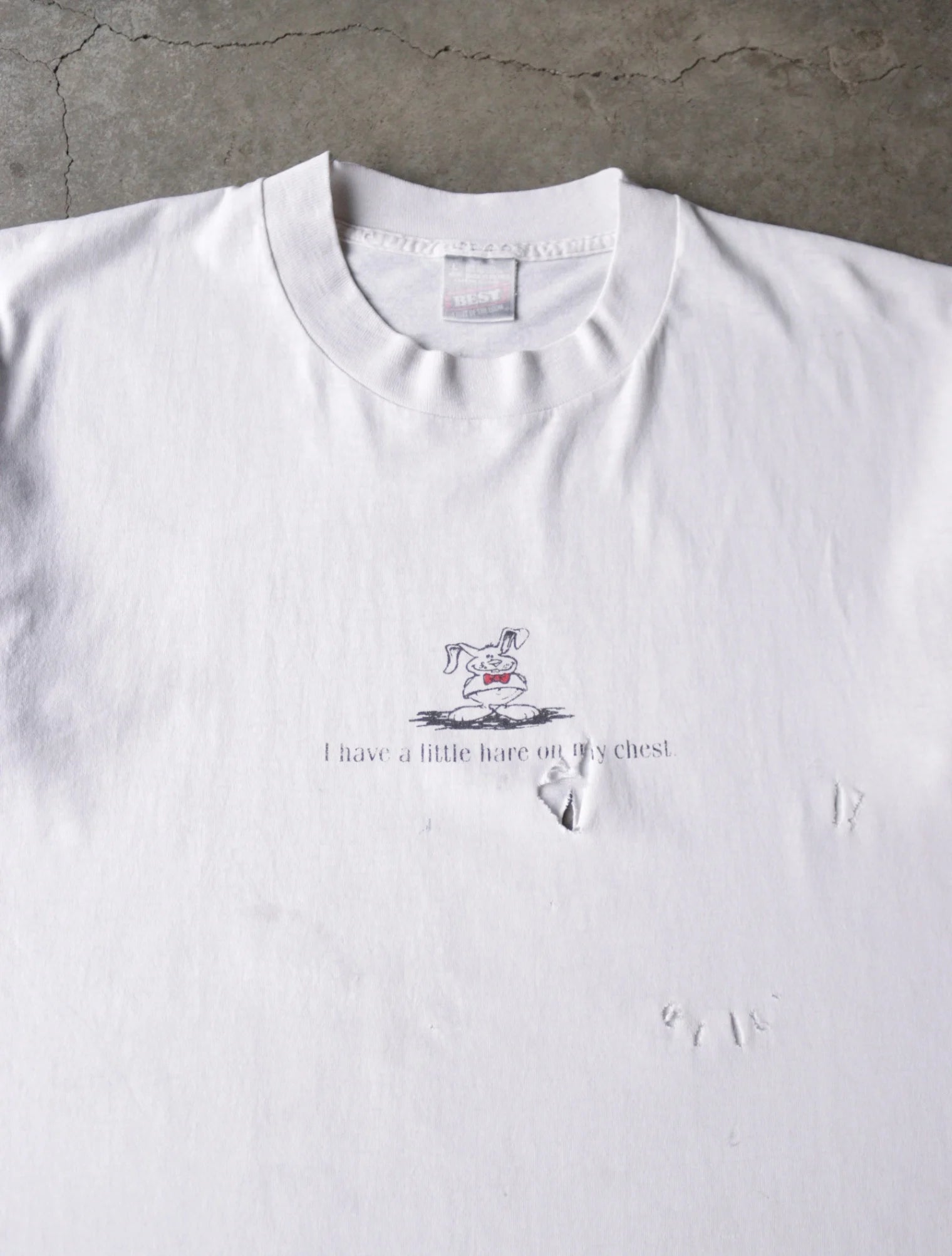1990S HARE ON MY CHEST TEE