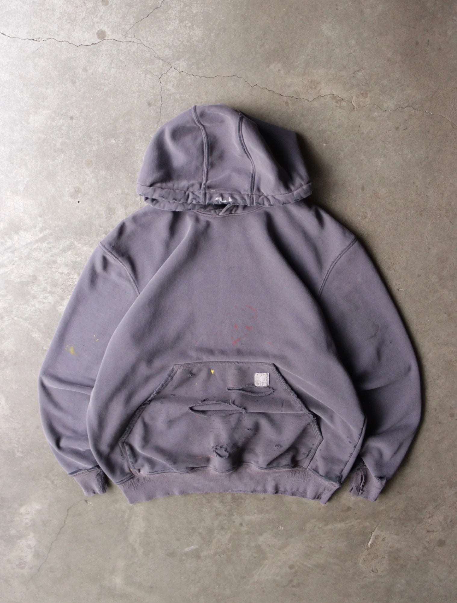 1990S CARHARTT THRASHED HOODED SWEATSHIRT