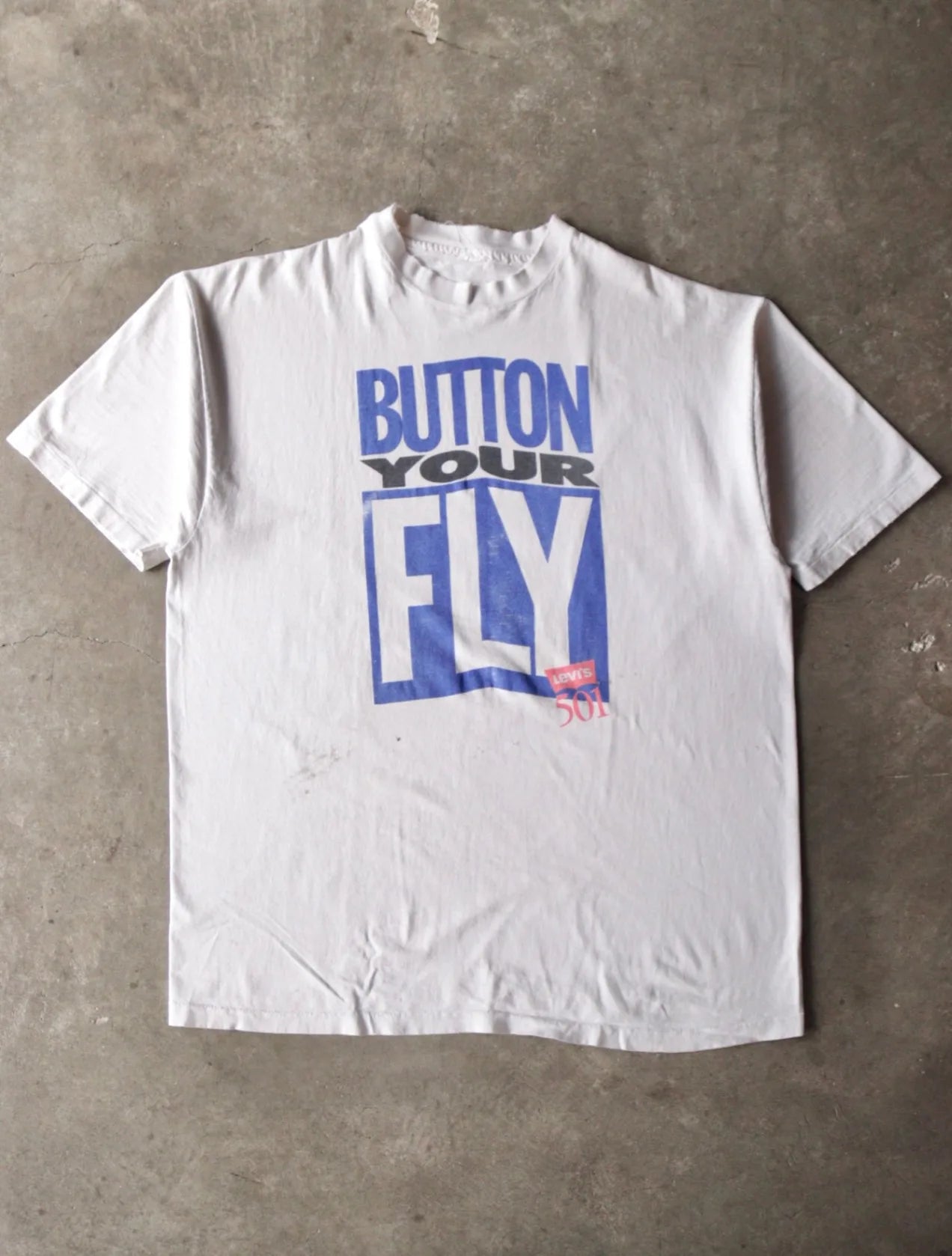 1990S BUTTON YOUR FLY TEE