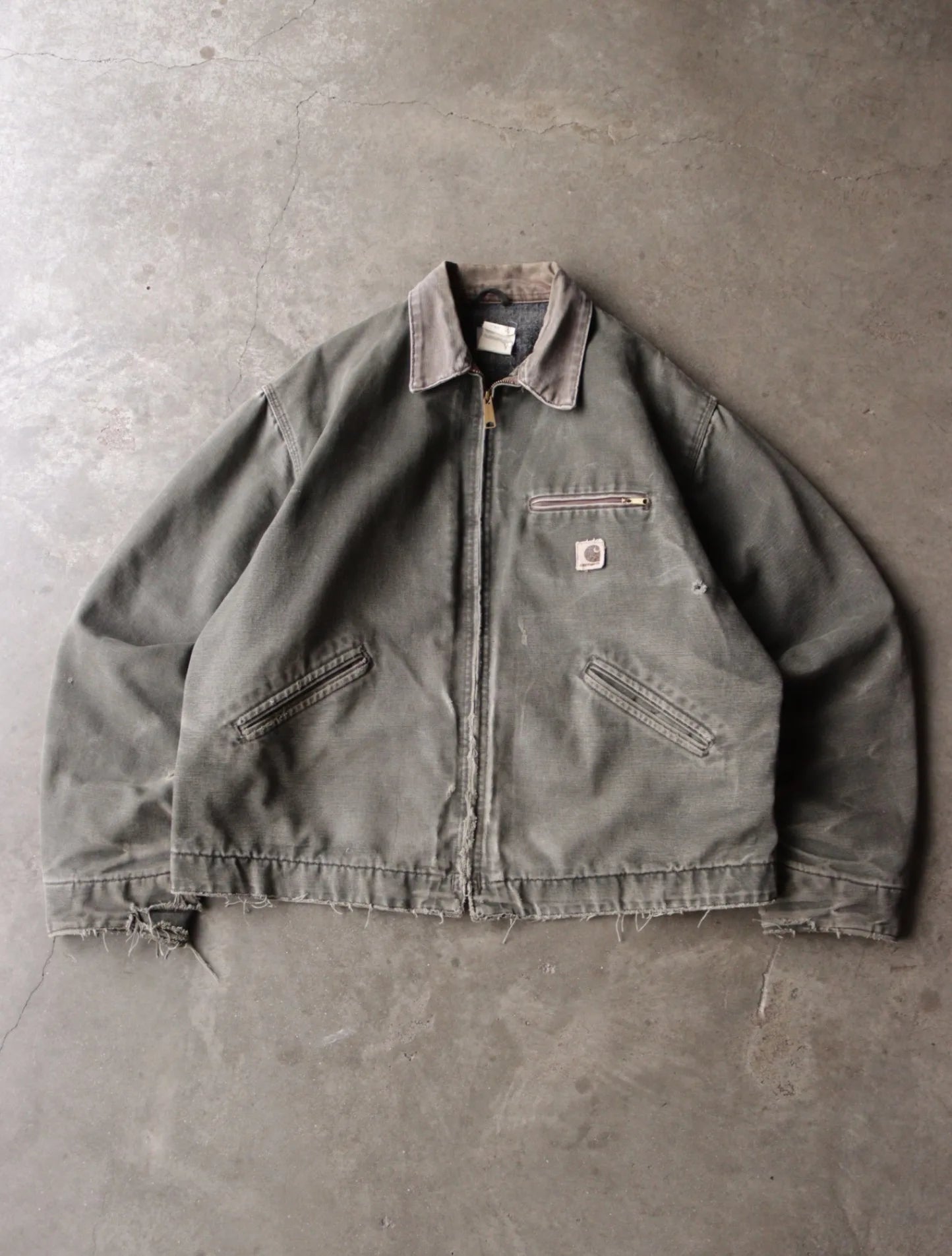 2000S FADED CARHARTT DETROIT WORK JACKET