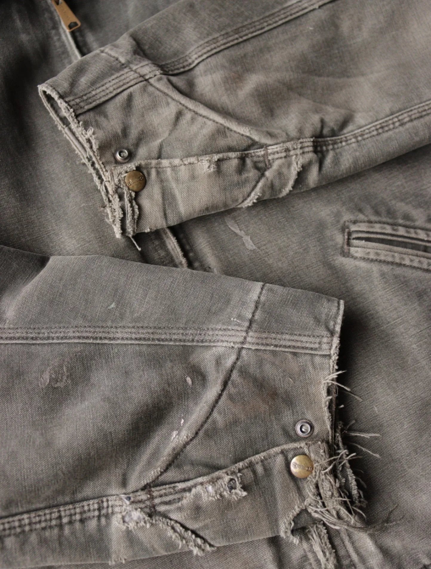 2000S FADED CARHARTT DETROIT WORK JACKET