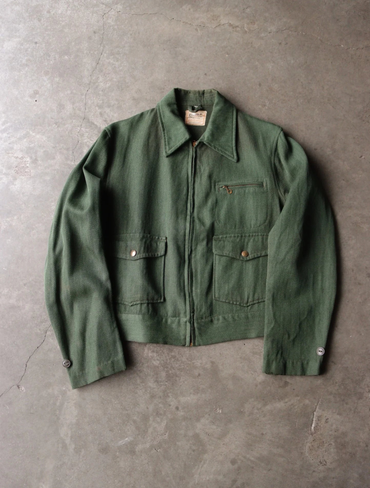 1950S WHIPCORD WORK JACKET