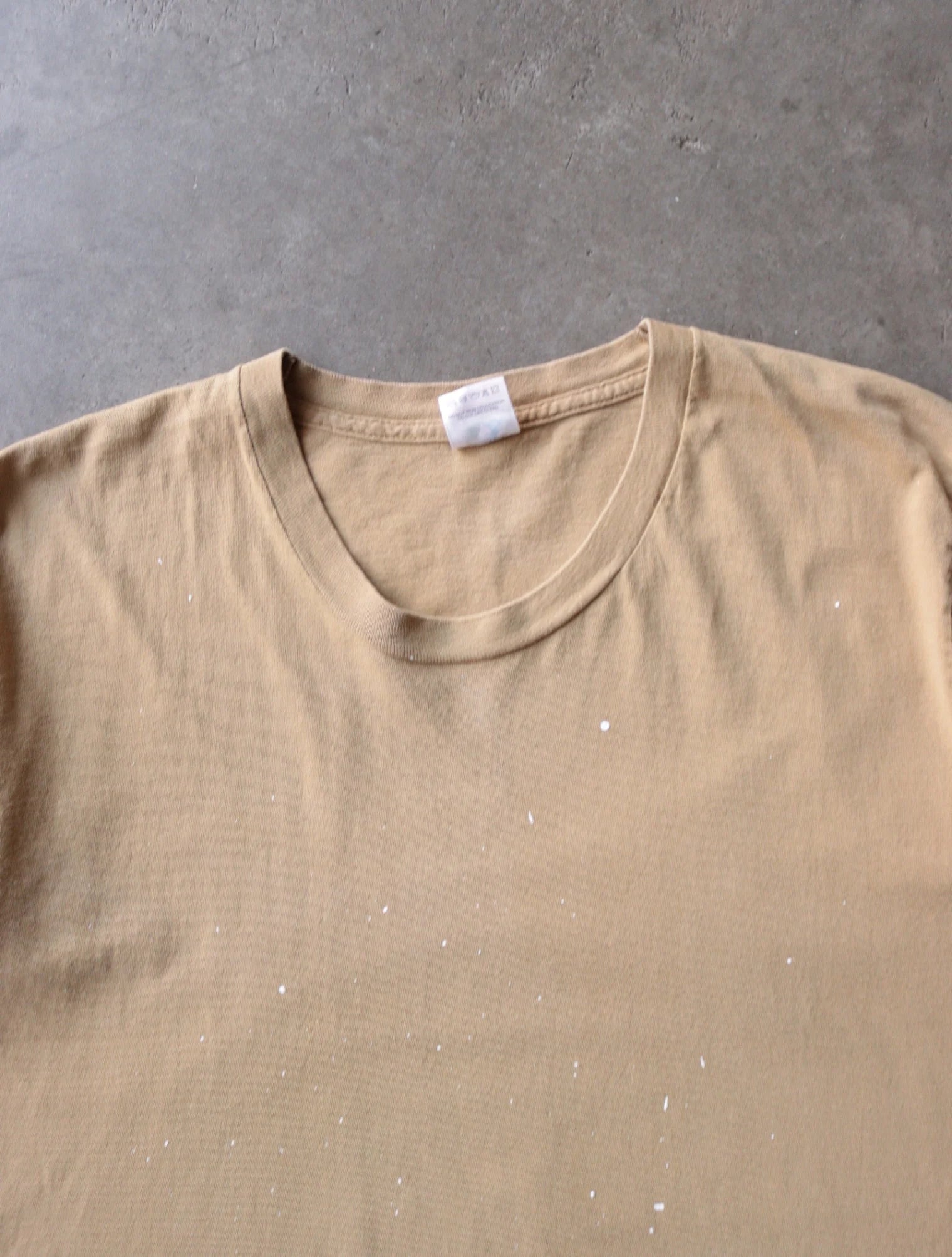 1980S PALE YELLOW TEE