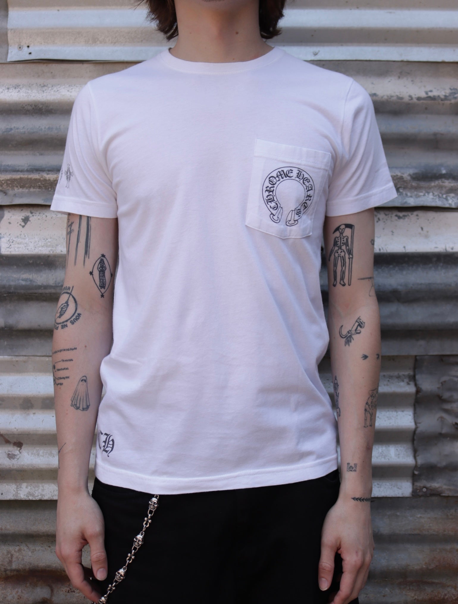 2000S CHROME HEARTS LOGO TEE