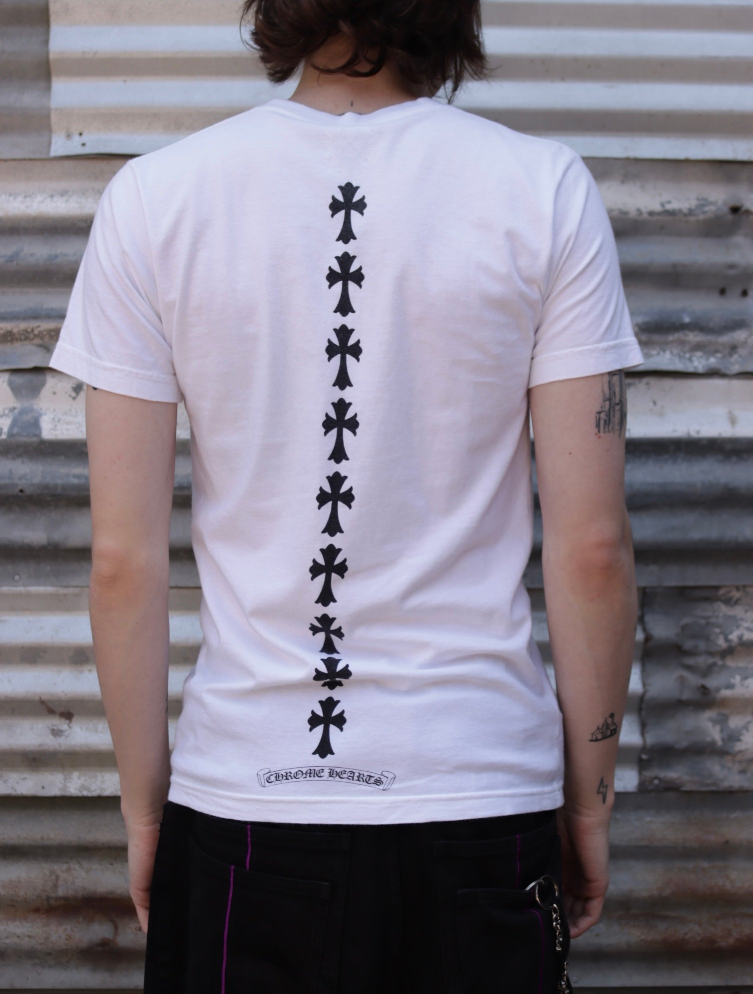 2000S CHROME HEARTS CROSS TEE