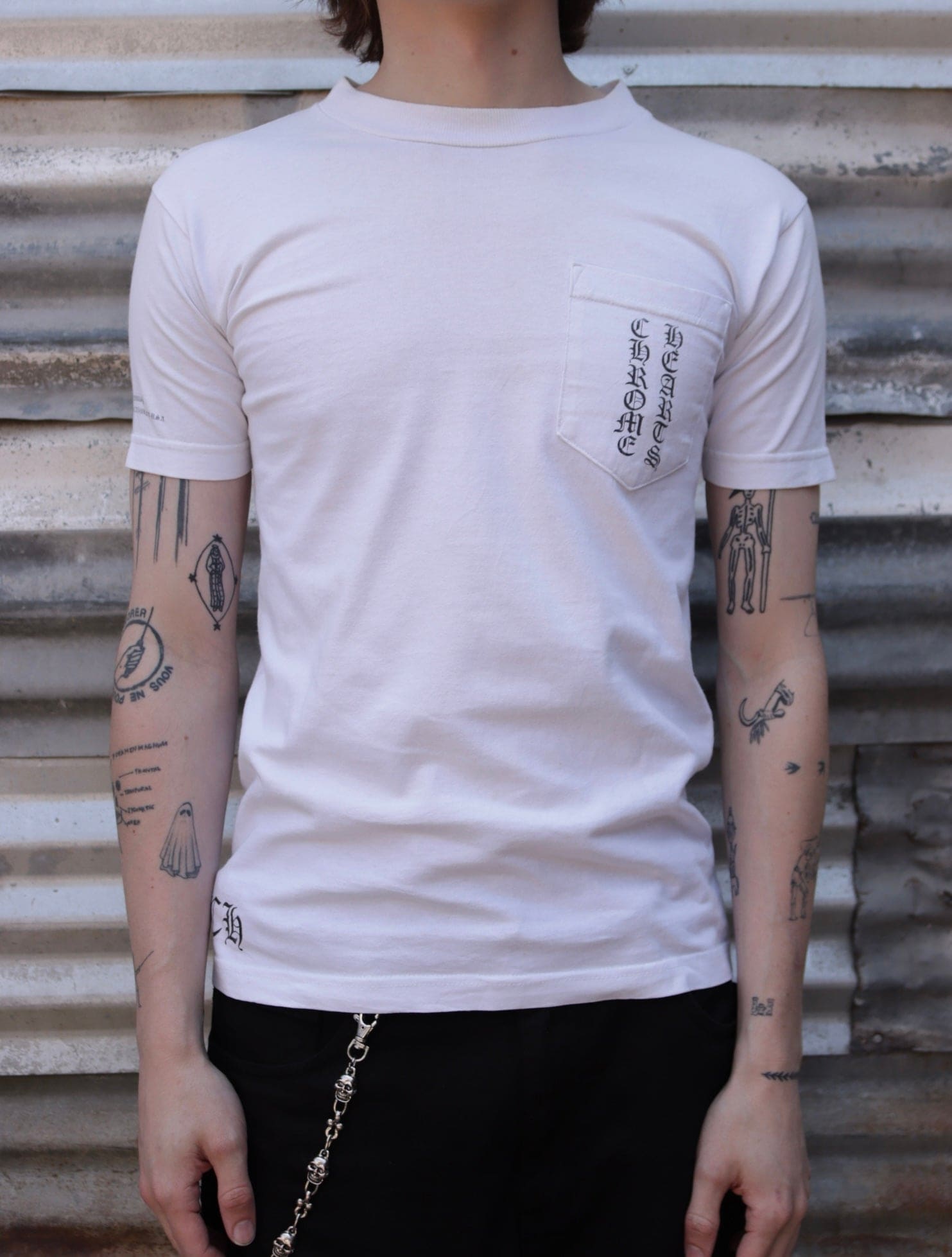 2000S CHROME HEARTS CROSS TEE