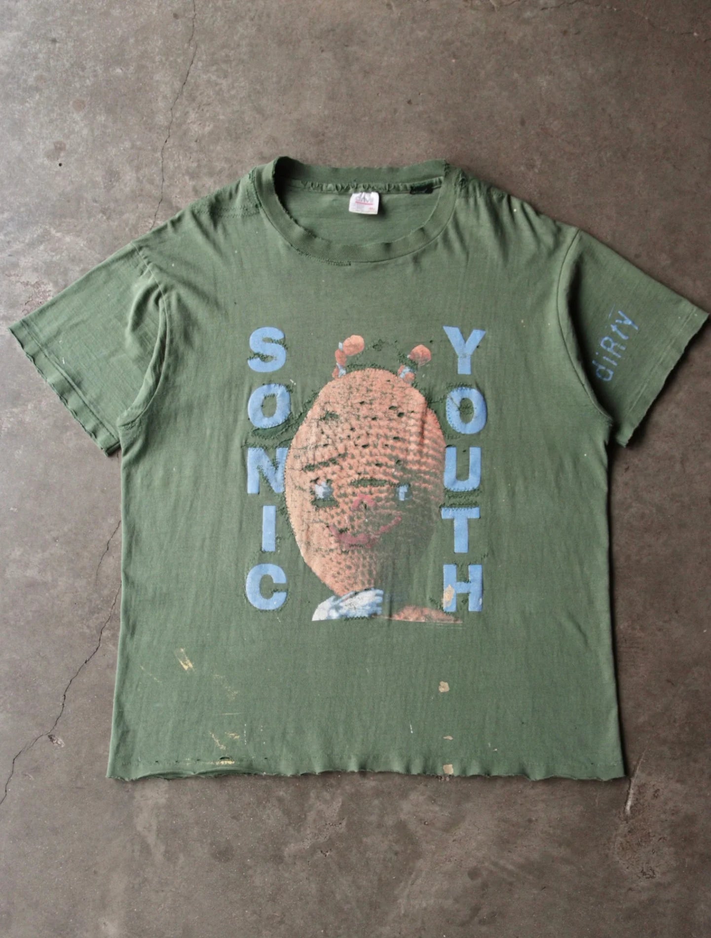 1990S SONIC YOUTH REPAIRED BUNNY TEE