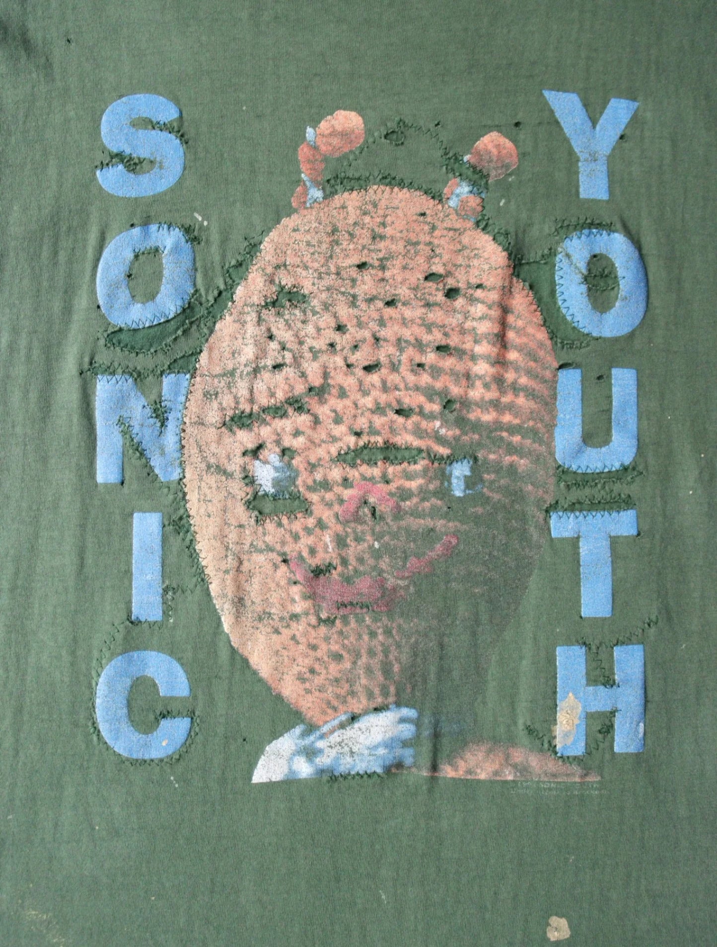 1990S SONIC YOUTH REPAIRED BUNNY TEE