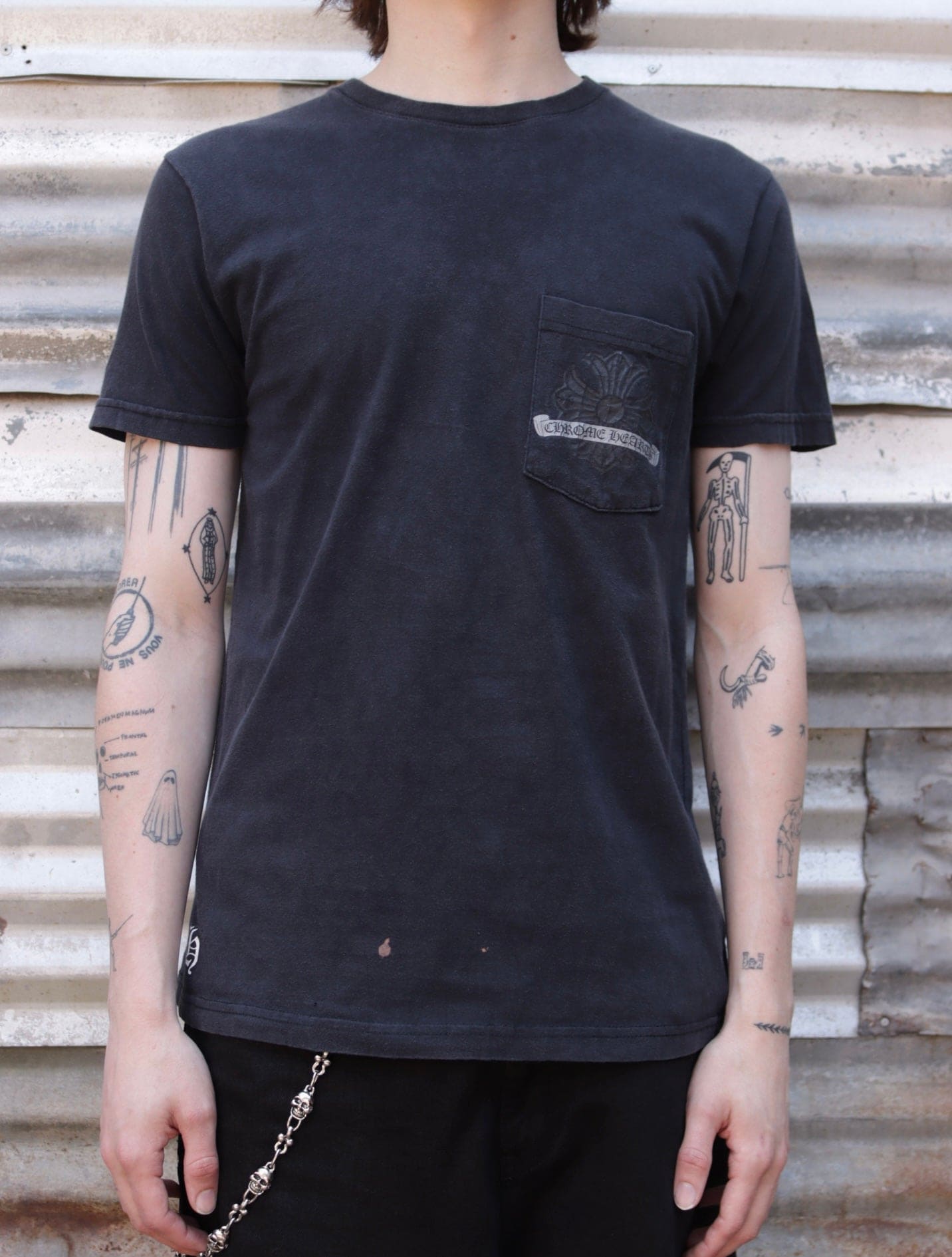 2000S CHROME HEARTS BIG LOGO TEE