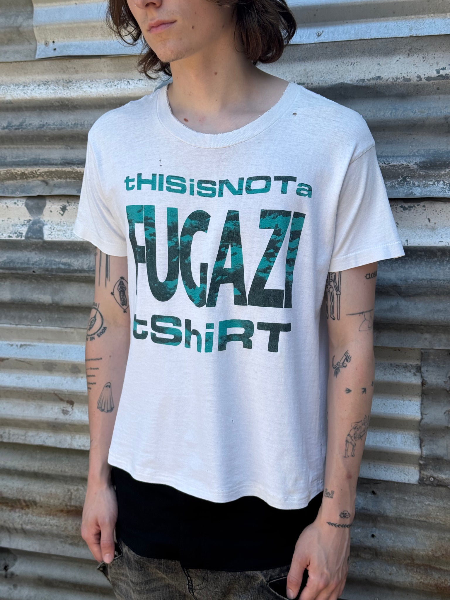 1990S FUGAZI 'YOU ARE NOT WHAT YOU OWN' BAND TEE