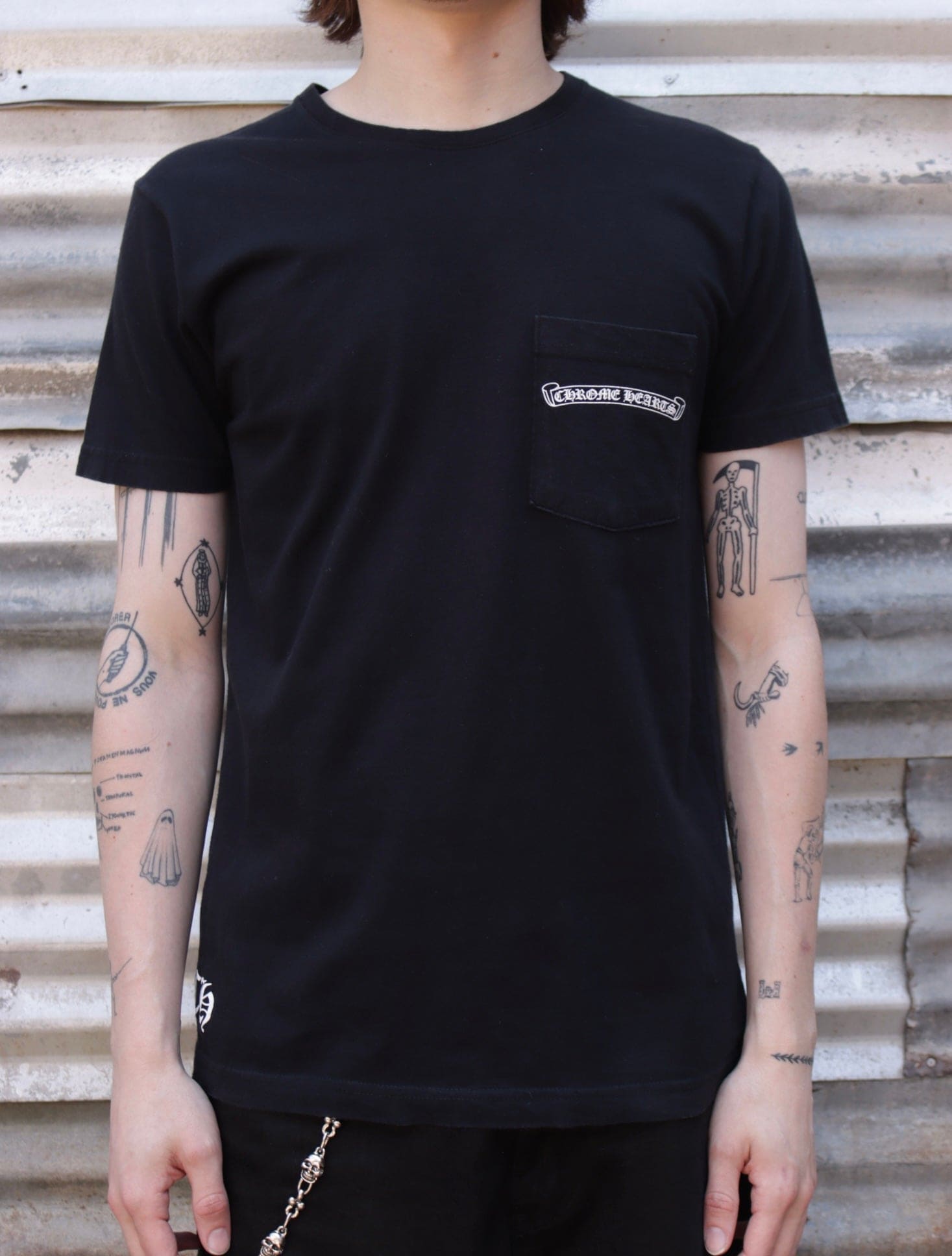 2010S CHROME HEARTS STRETCH LOGO TEE