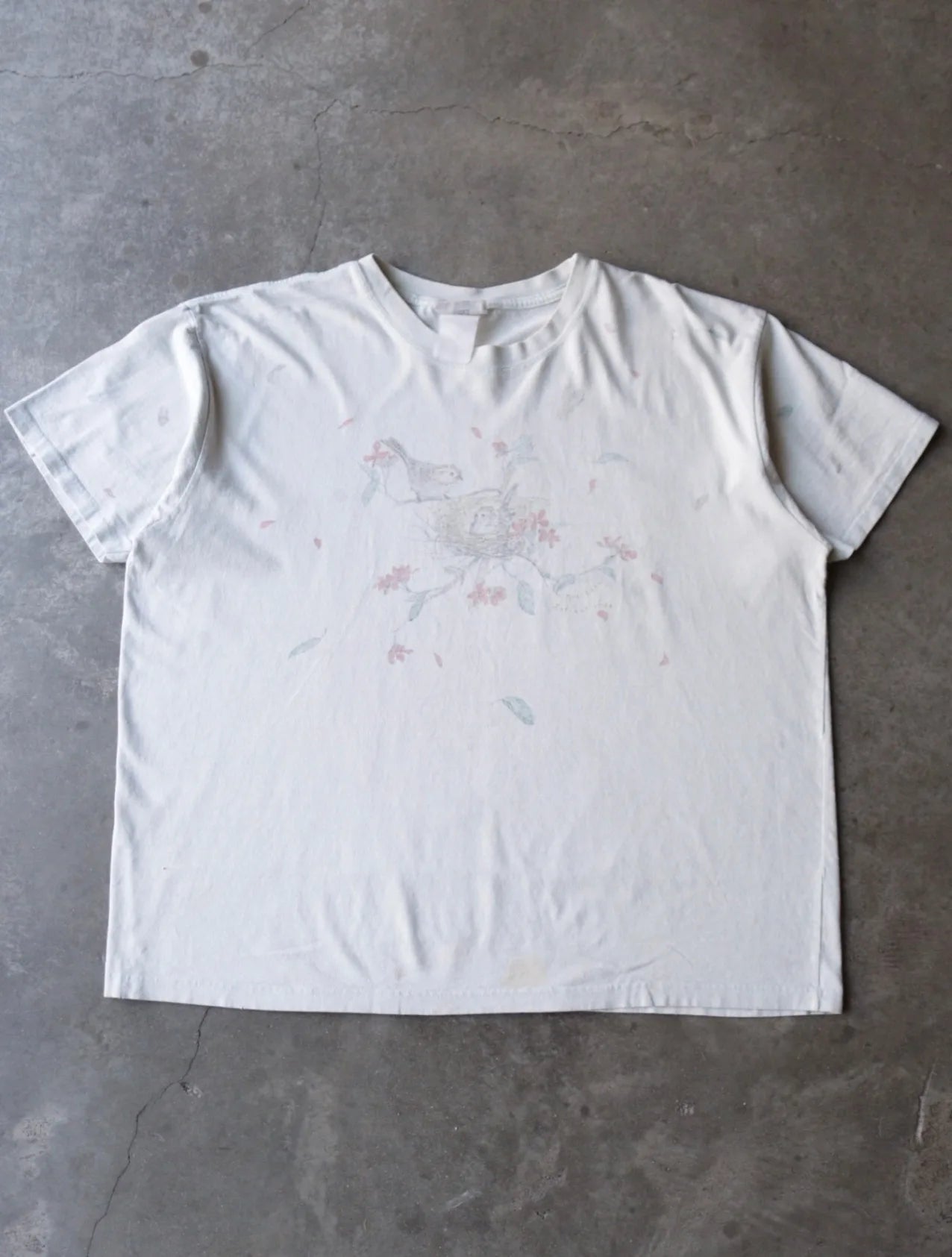 1990S BIRD FLOWER TEE