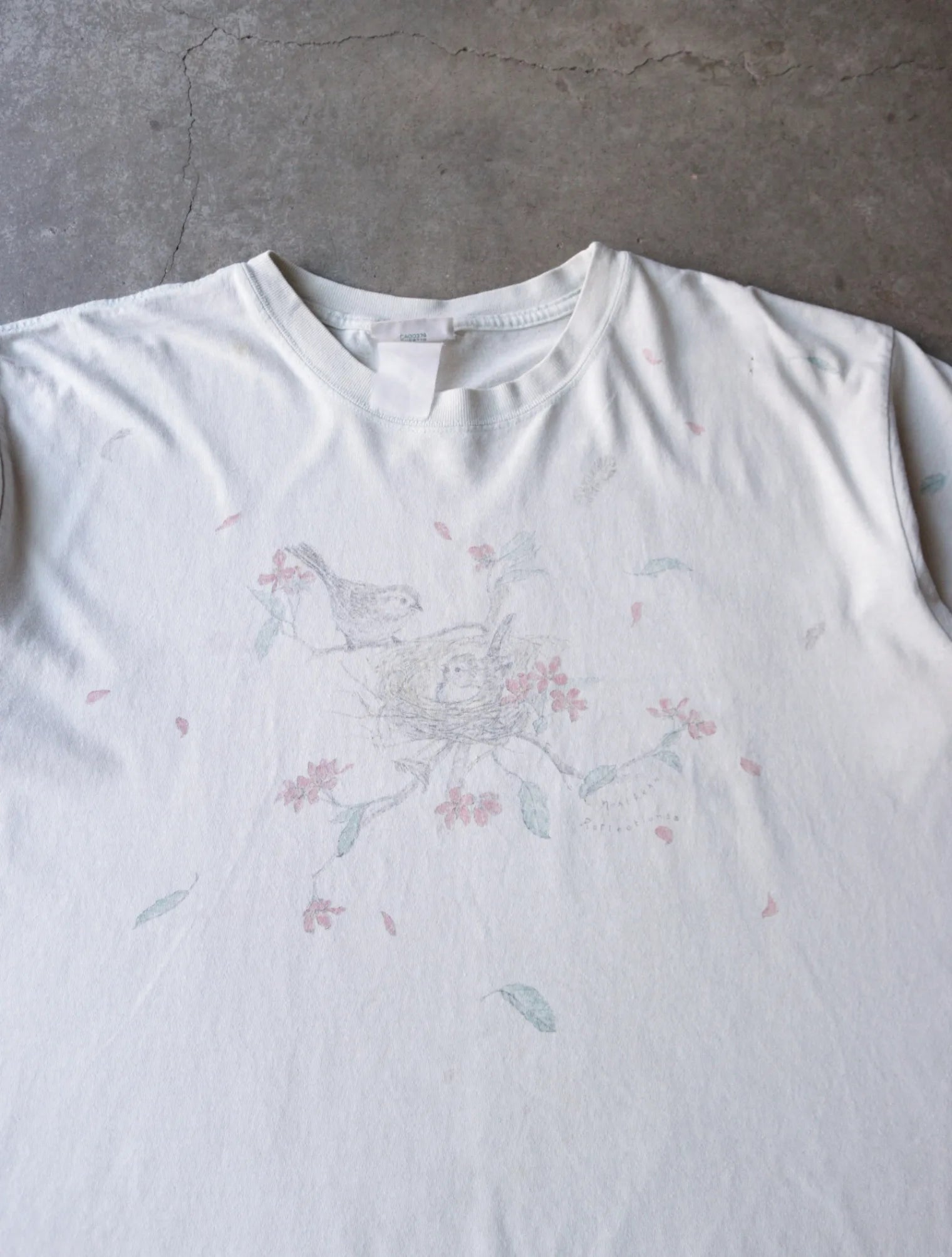 1990S BIRD FLOWER TEE