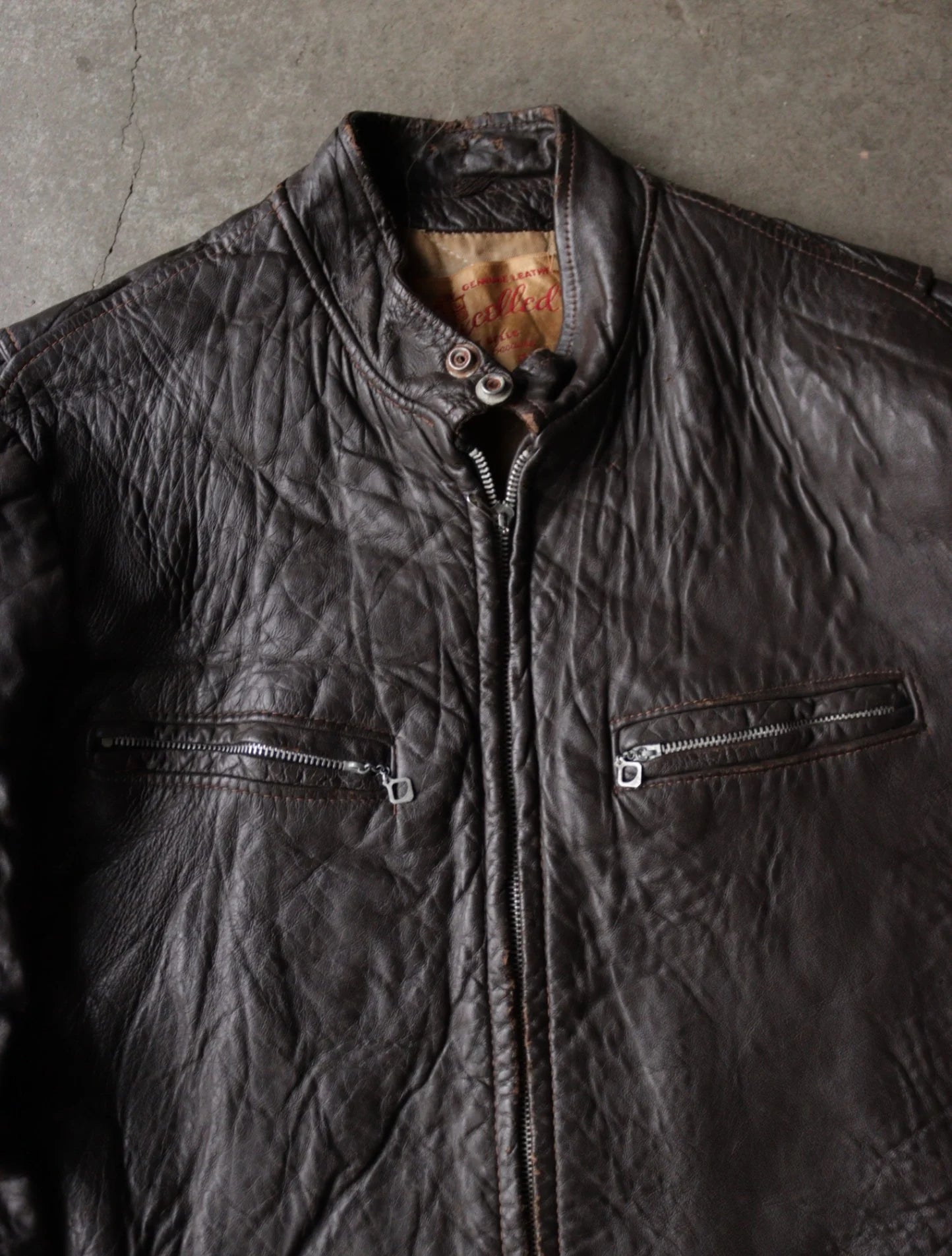 1950S HORSE LEATHER JACKET