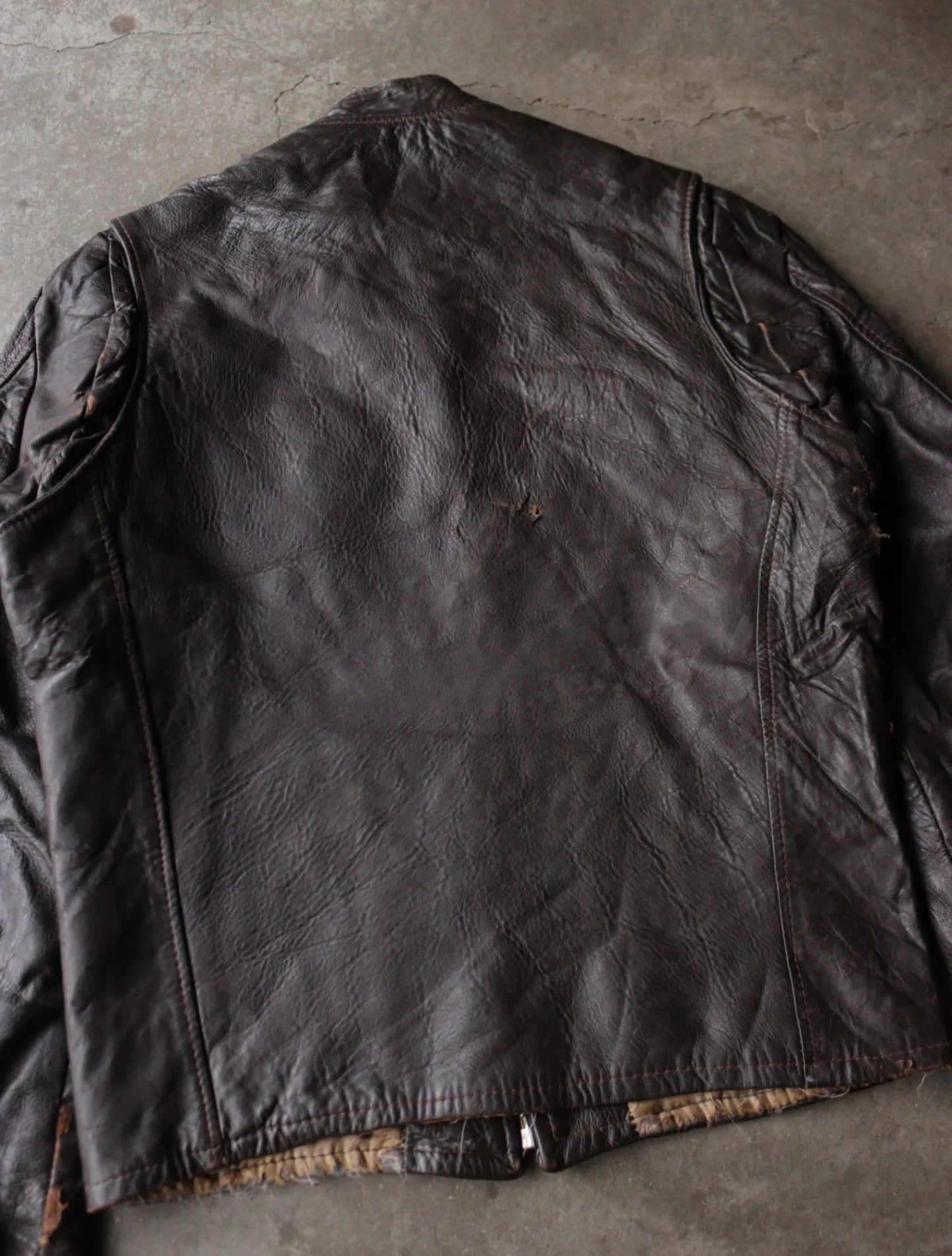 1950S HORSE LEATHER JACKET