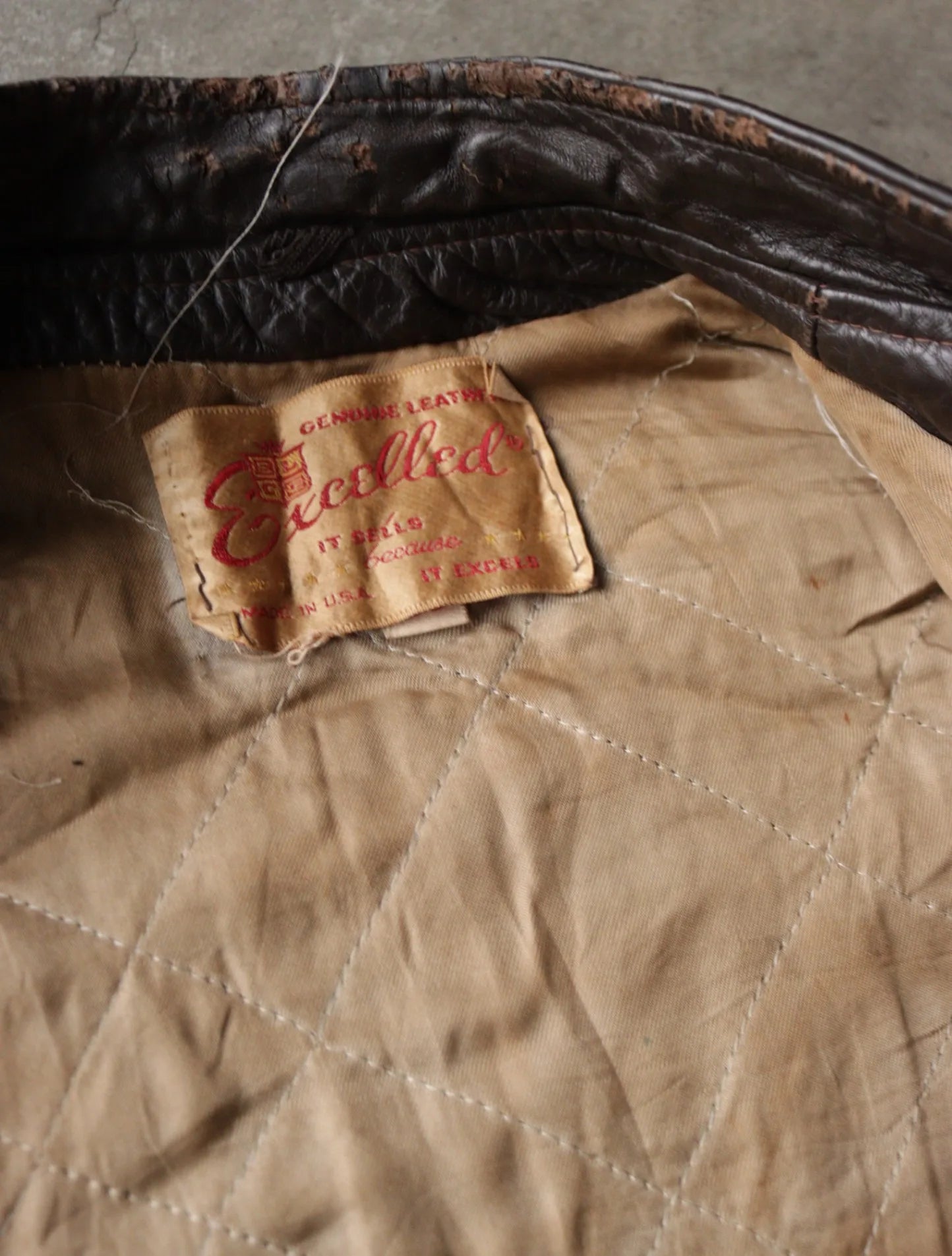1950S HORSE LEATHER JACKET