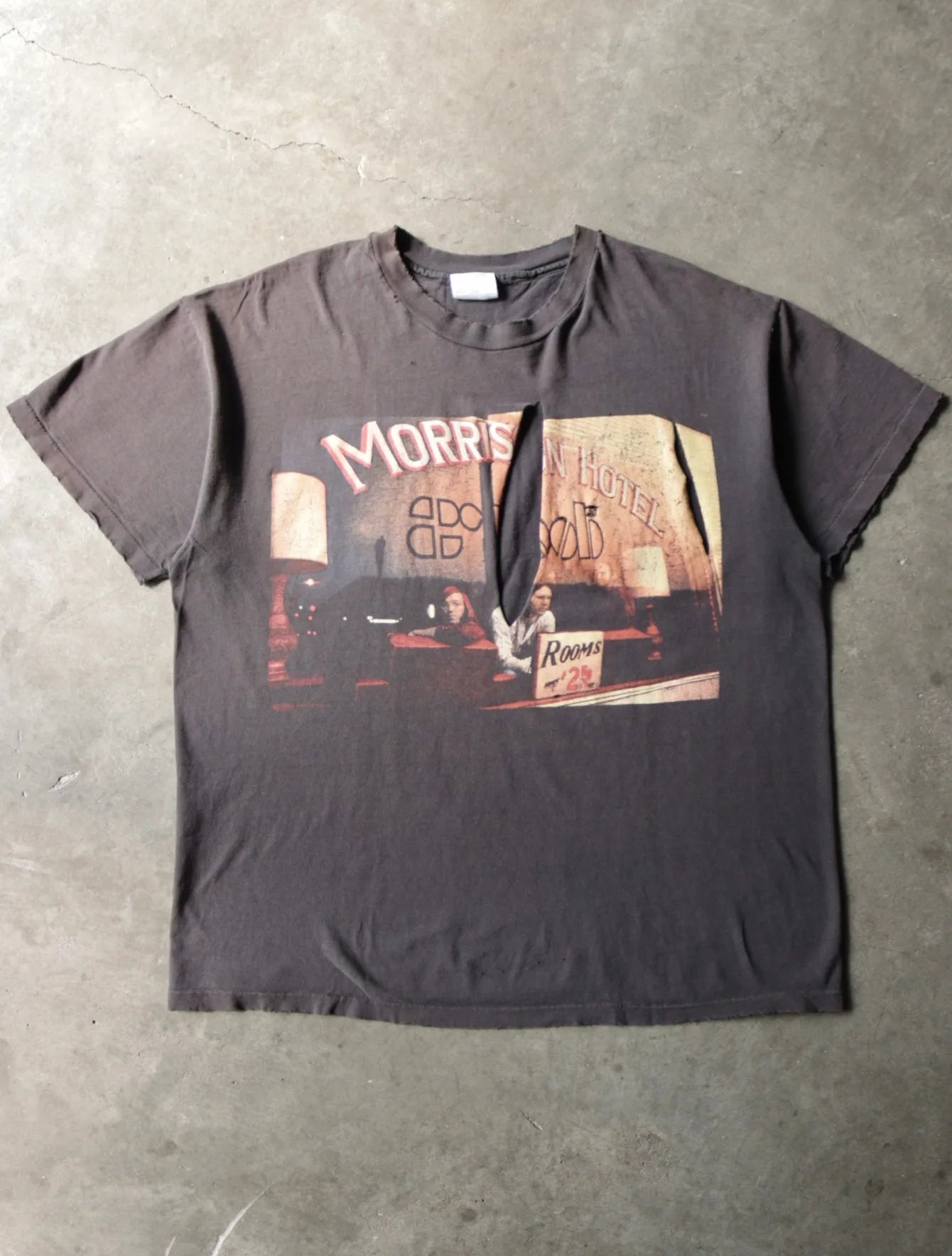 1990S THE DOORS DISTRESSED BAND TEE