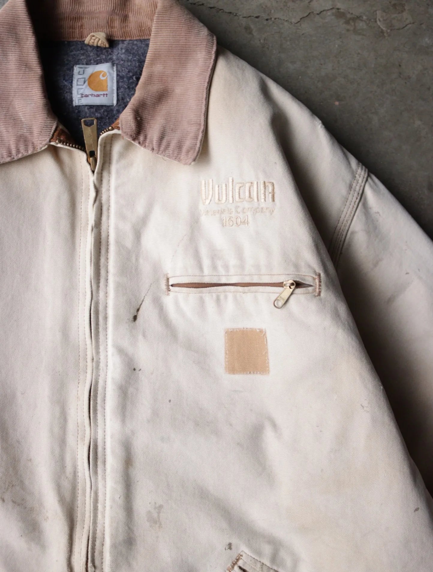 ジャケット・アウター 00s unknown Detroit jacket fade Vintage Carhartt Jacket Detroit 90s Rare Winter Fall
