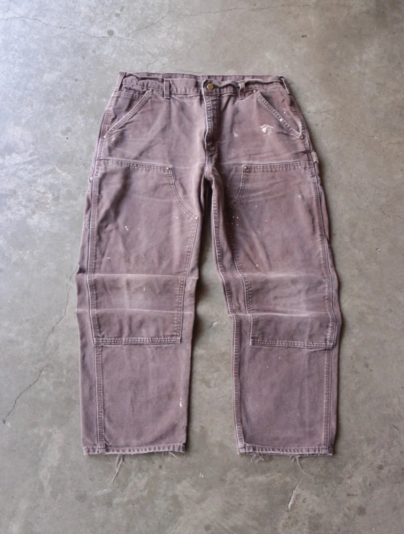 2000S PAINTED CARHARTT DOUBLE KNEE WORK PANTS