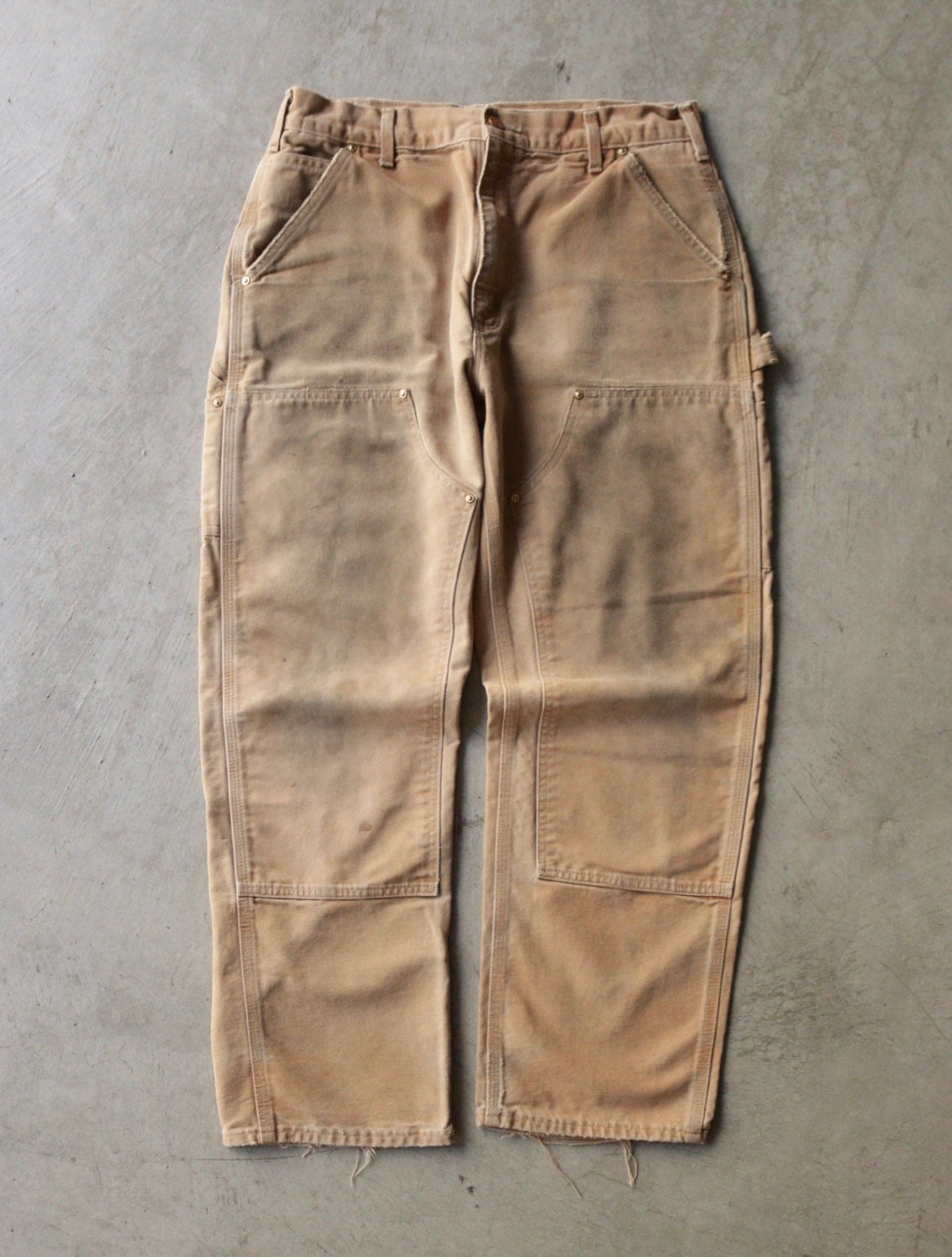 CARHARTT DIRTY STAINED DOUBLE KNEE WORK PANTS