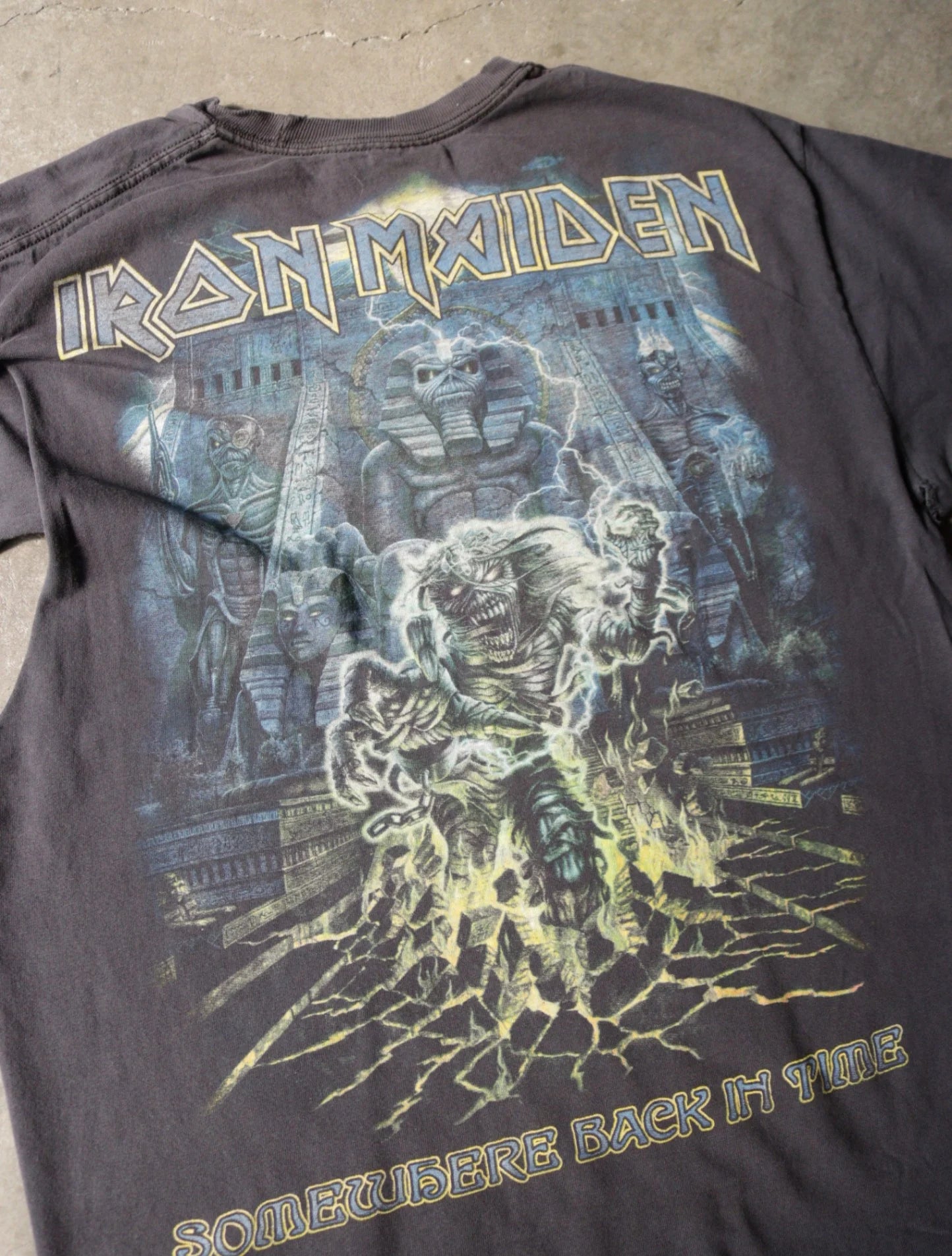 2000S IRON MAIDEN THRASHED BAND TEE