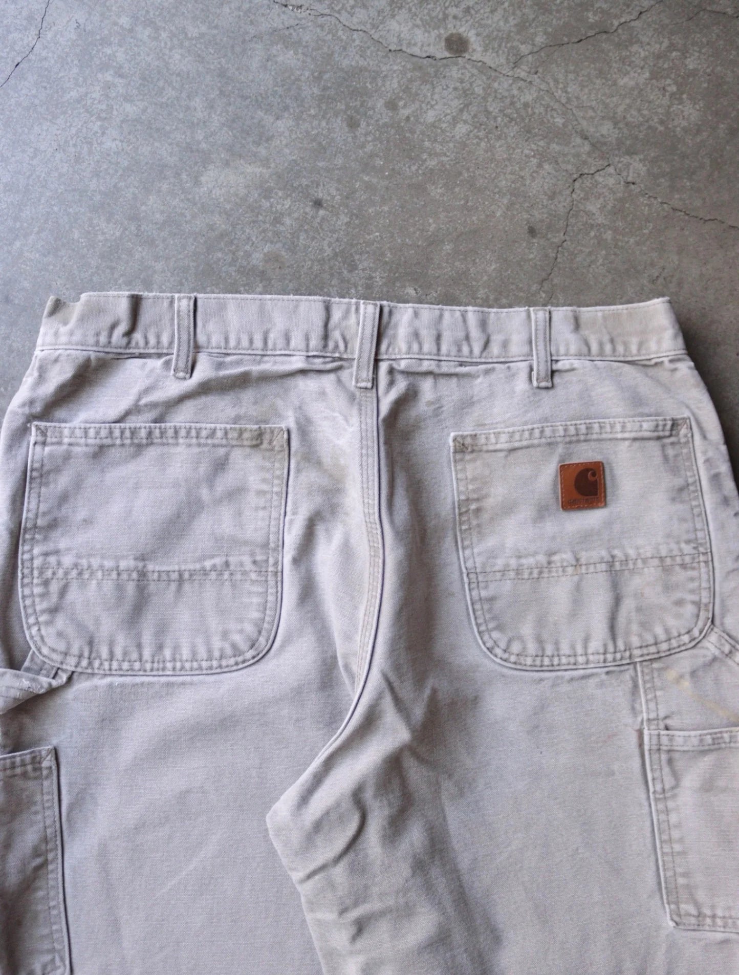 2000S FADED CHOPPED CARHARTT WORK PANTS