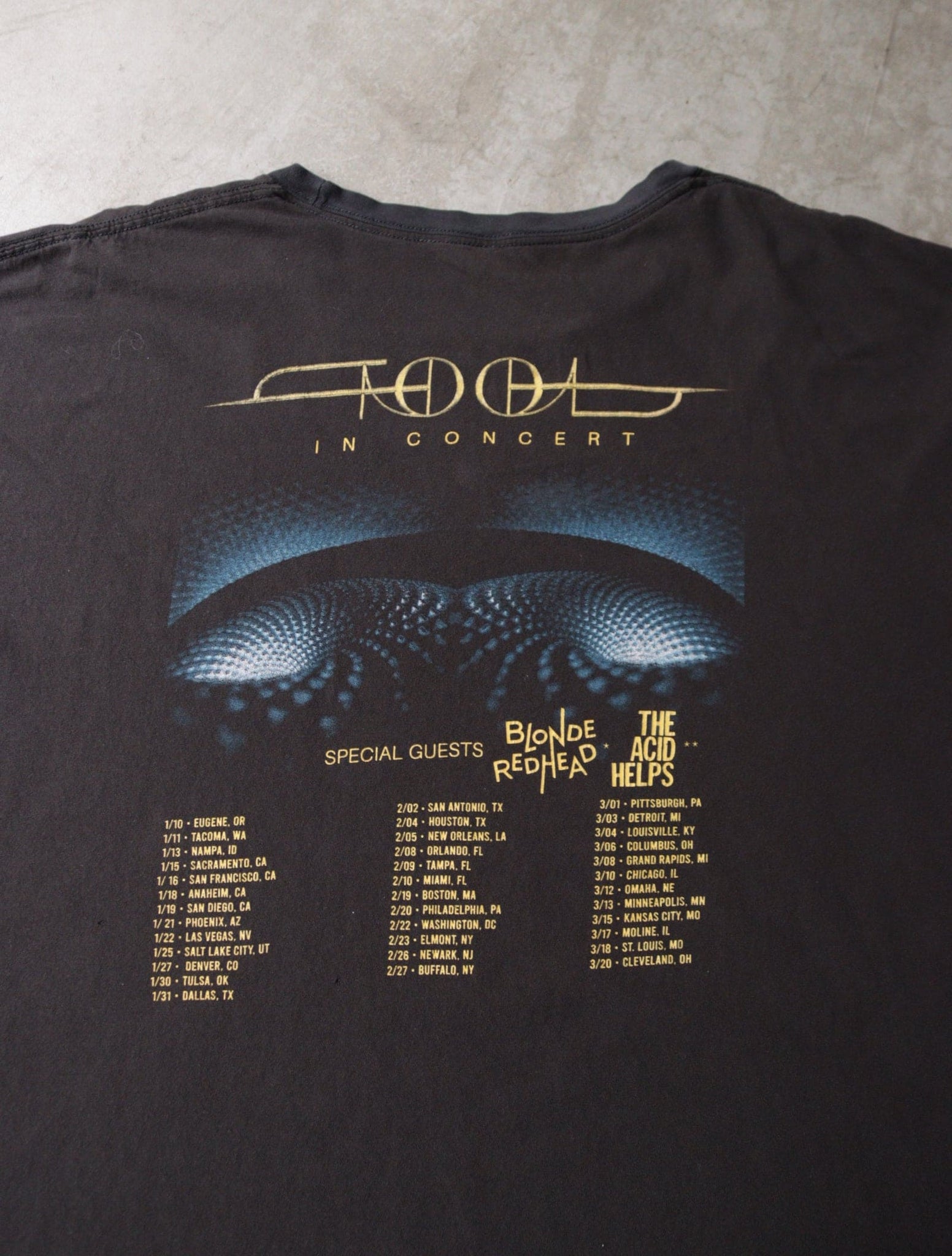 2022 FADED TOOL 'IN CONCERT' L/S TEE