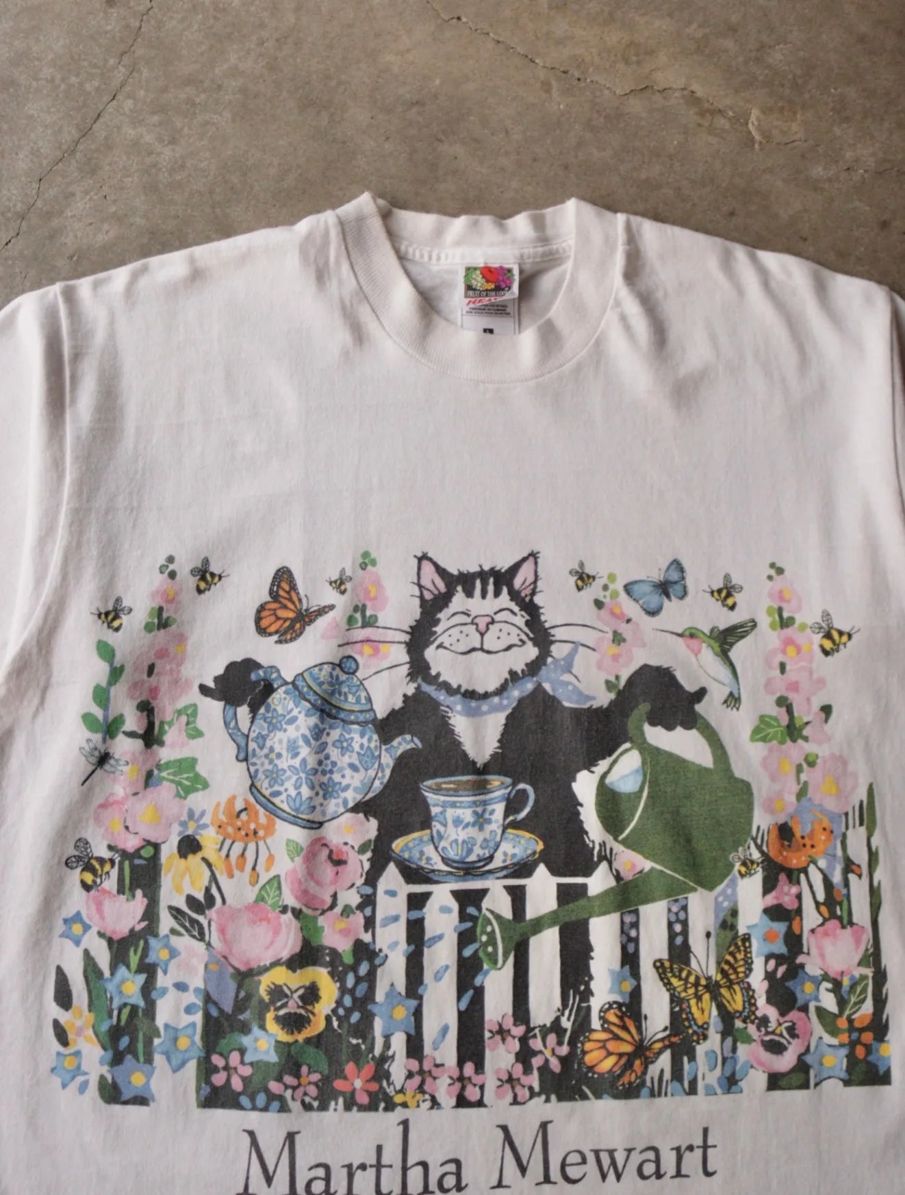 2000S MARTHA MEWART CAT TEE