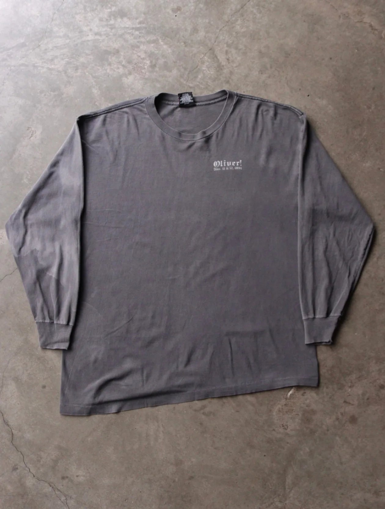 2000S SUN FADED OLIVER L/S TEE