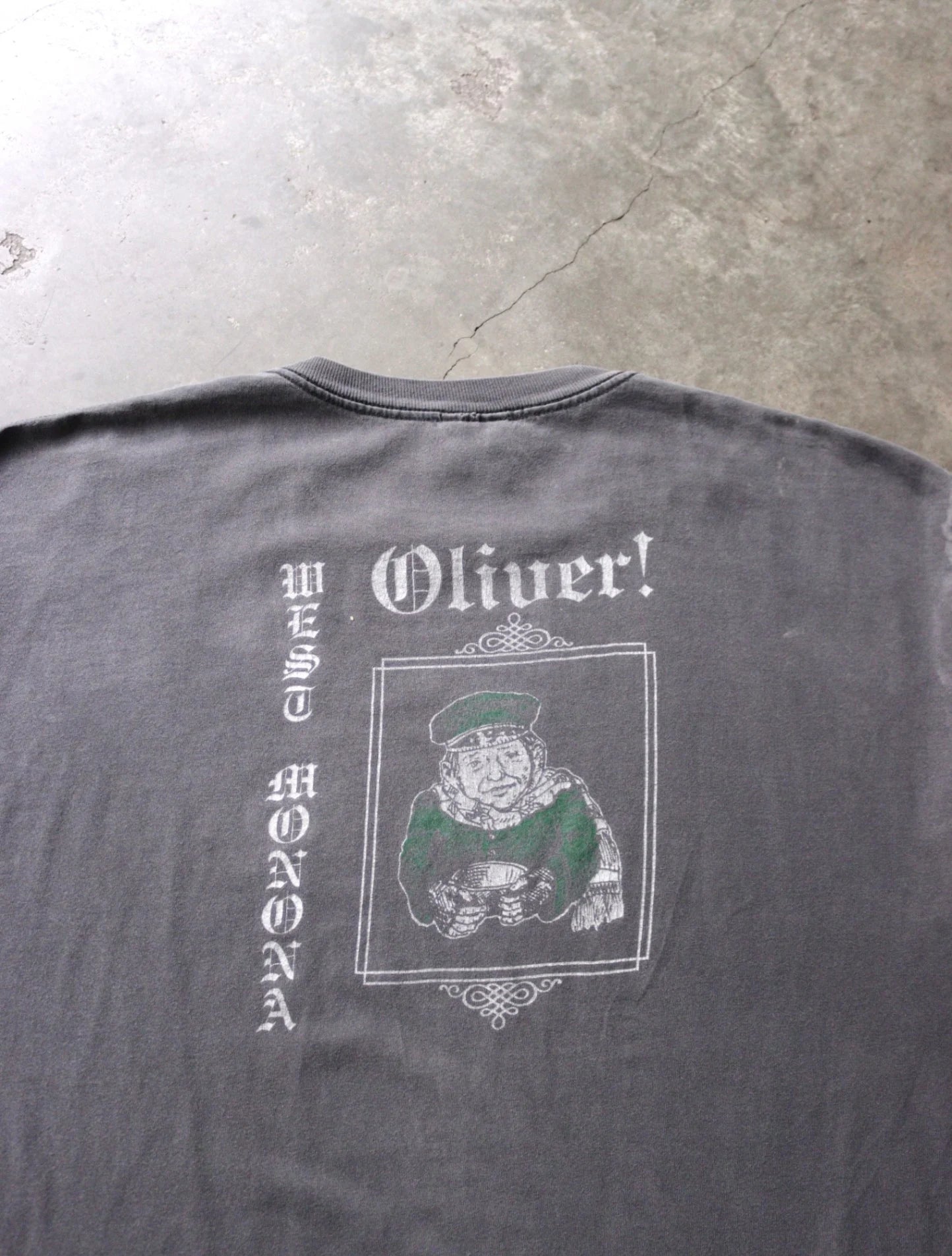 2000S SUN FADED OLIVER L/S TEE