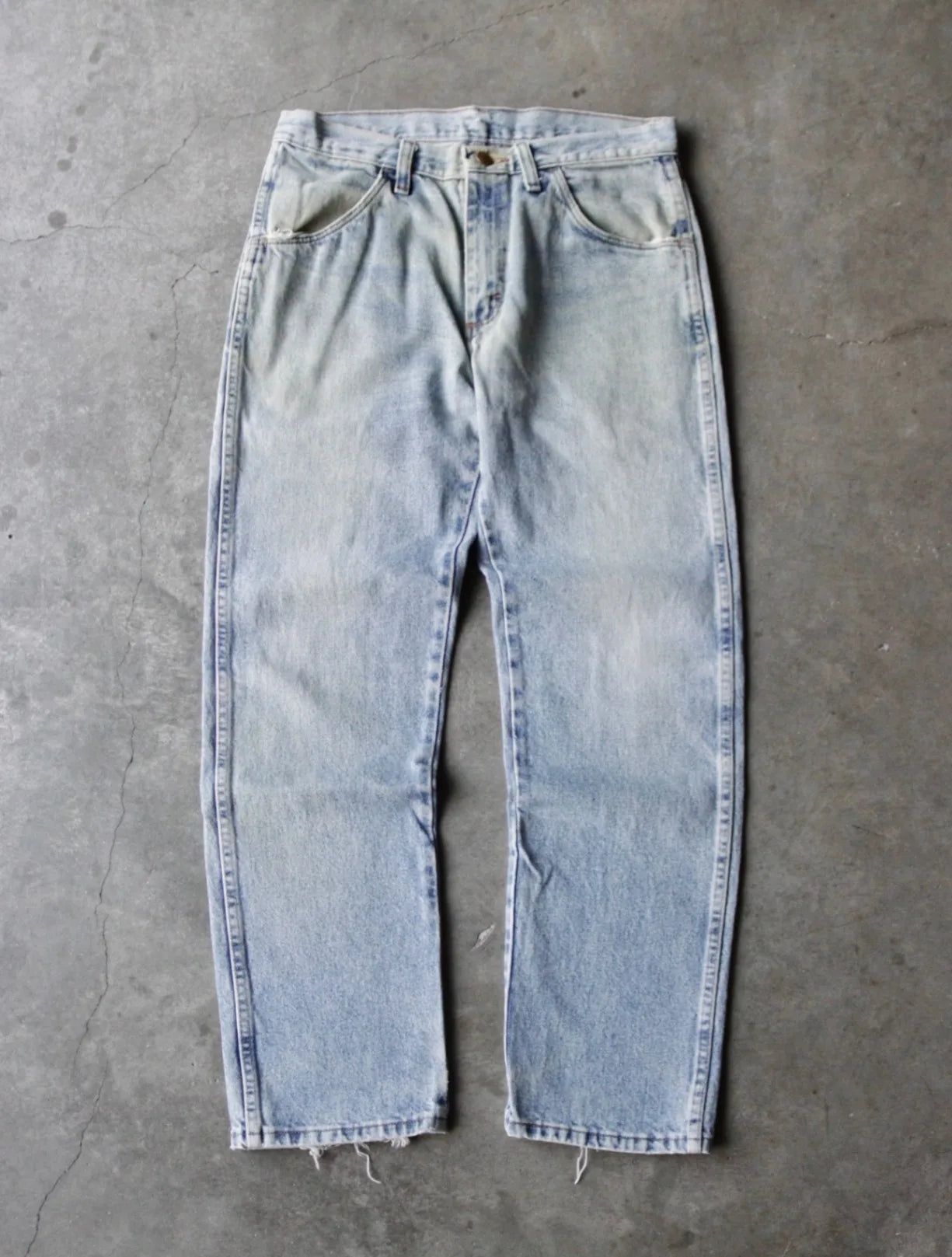 2000S FADED RUSTLER DENIM PANTS