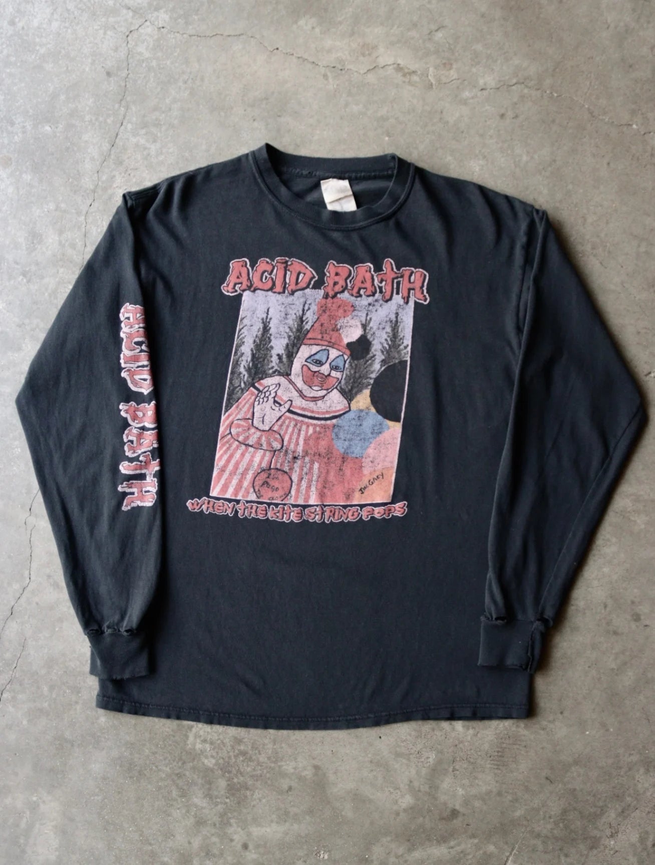 1990S ACID BATH WHEN THE KITE STRING POPS BAND TEE
