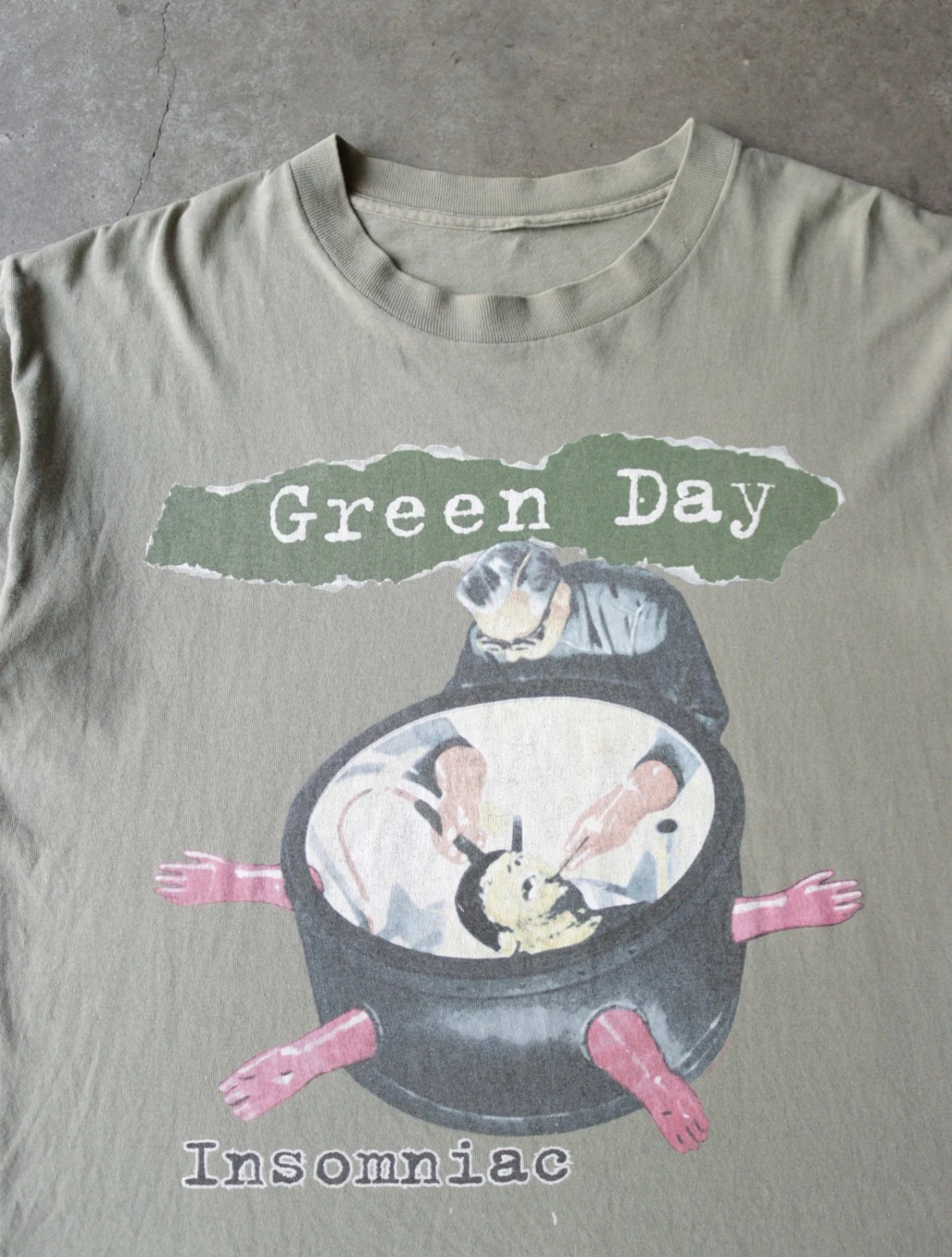 1990S GREEN DAY INSOMNIAC BAND TEE