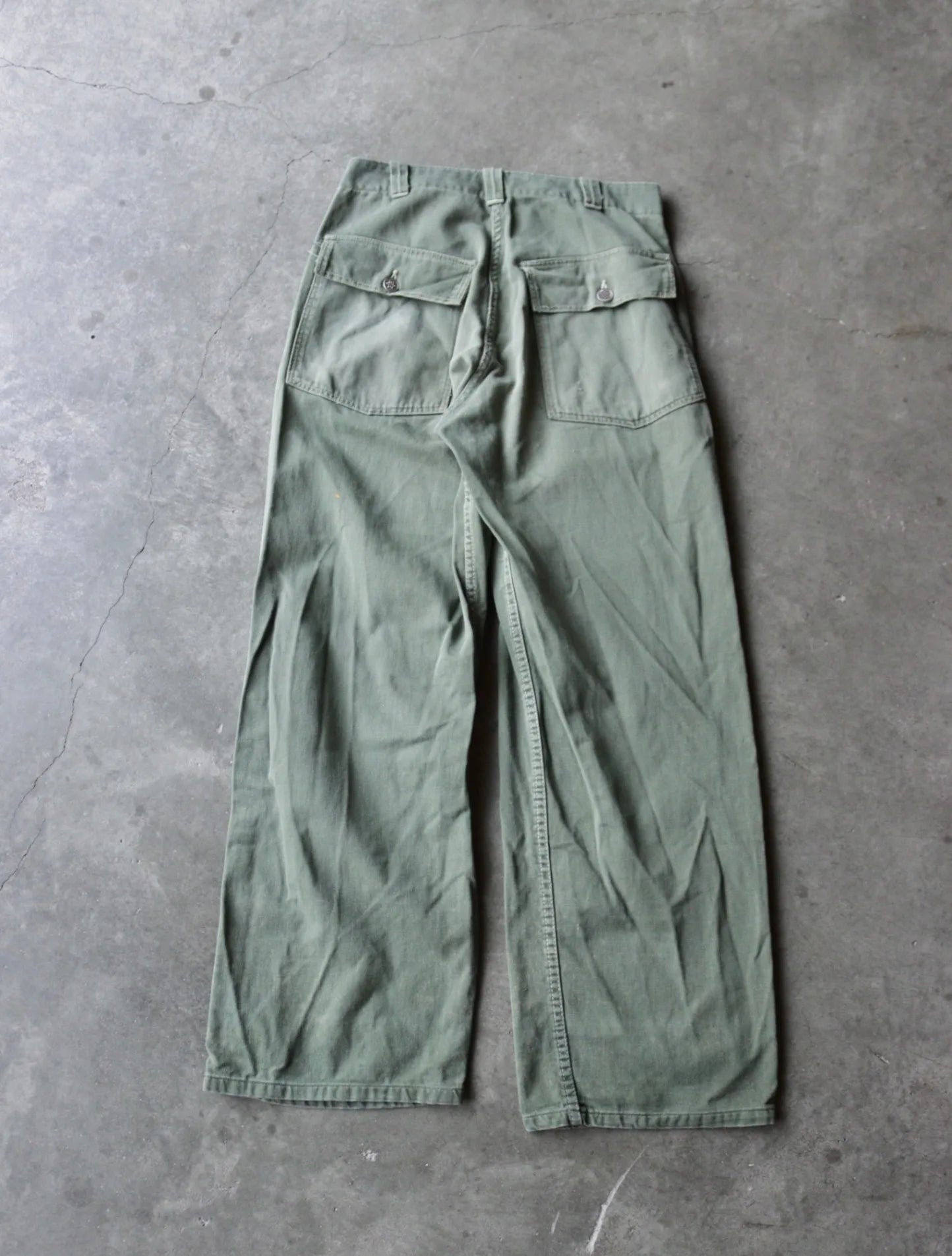 1940S 13 STAR OG-107 REPAIRED PANTS