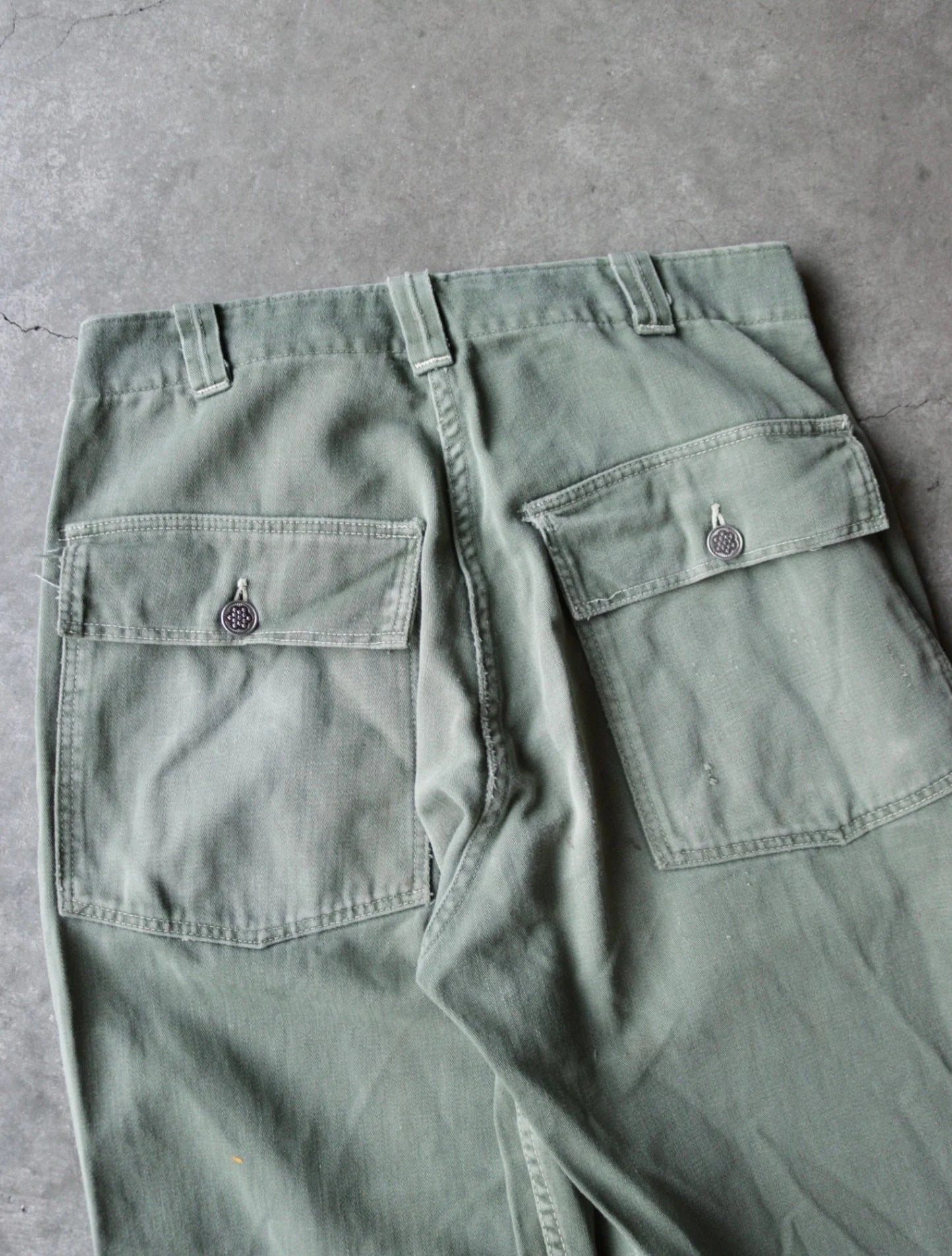 1940S 13 STAR OG-107 REPAIRED PANTS